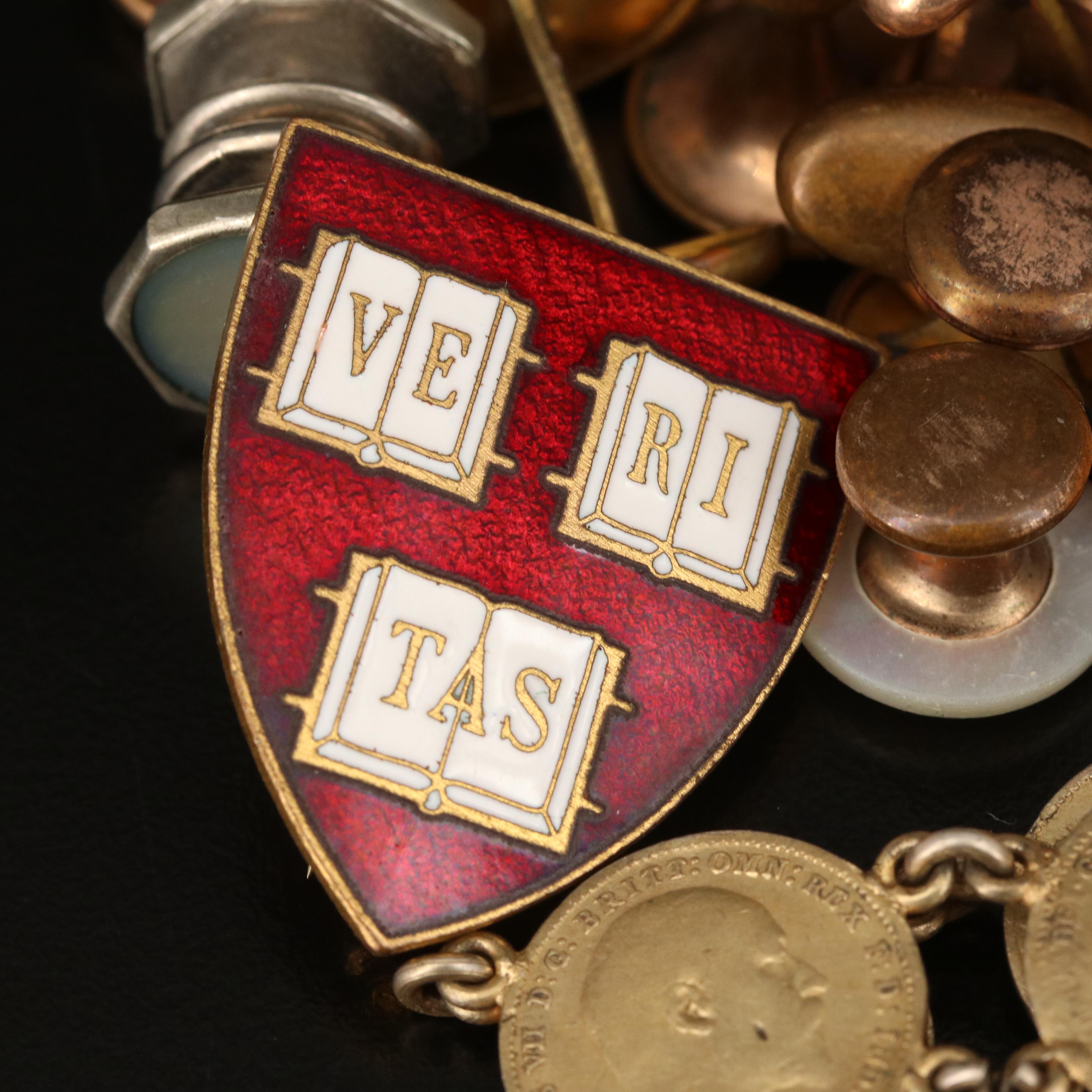 Vintage and Antique Jewelry Featuring Cufflinks and Tie Tacks