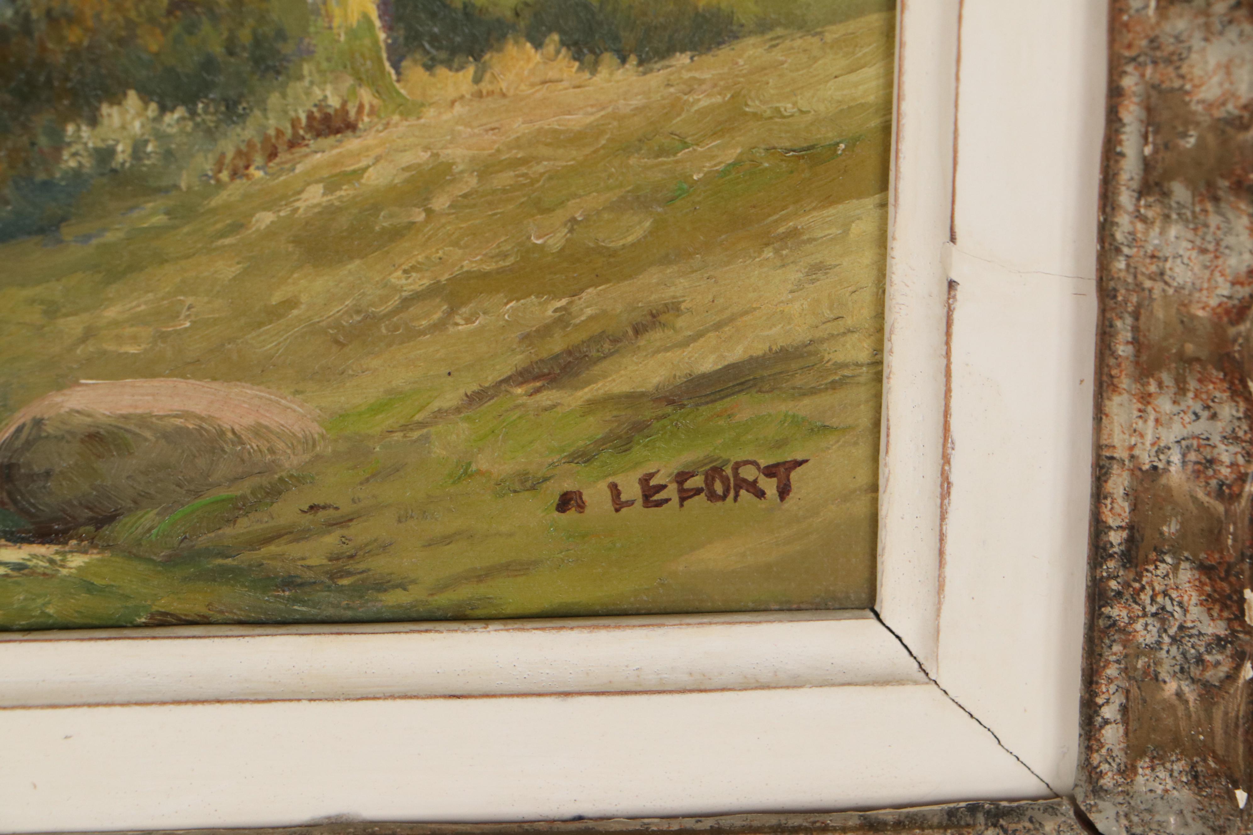 Alex Lefort Landscape Oil Painting