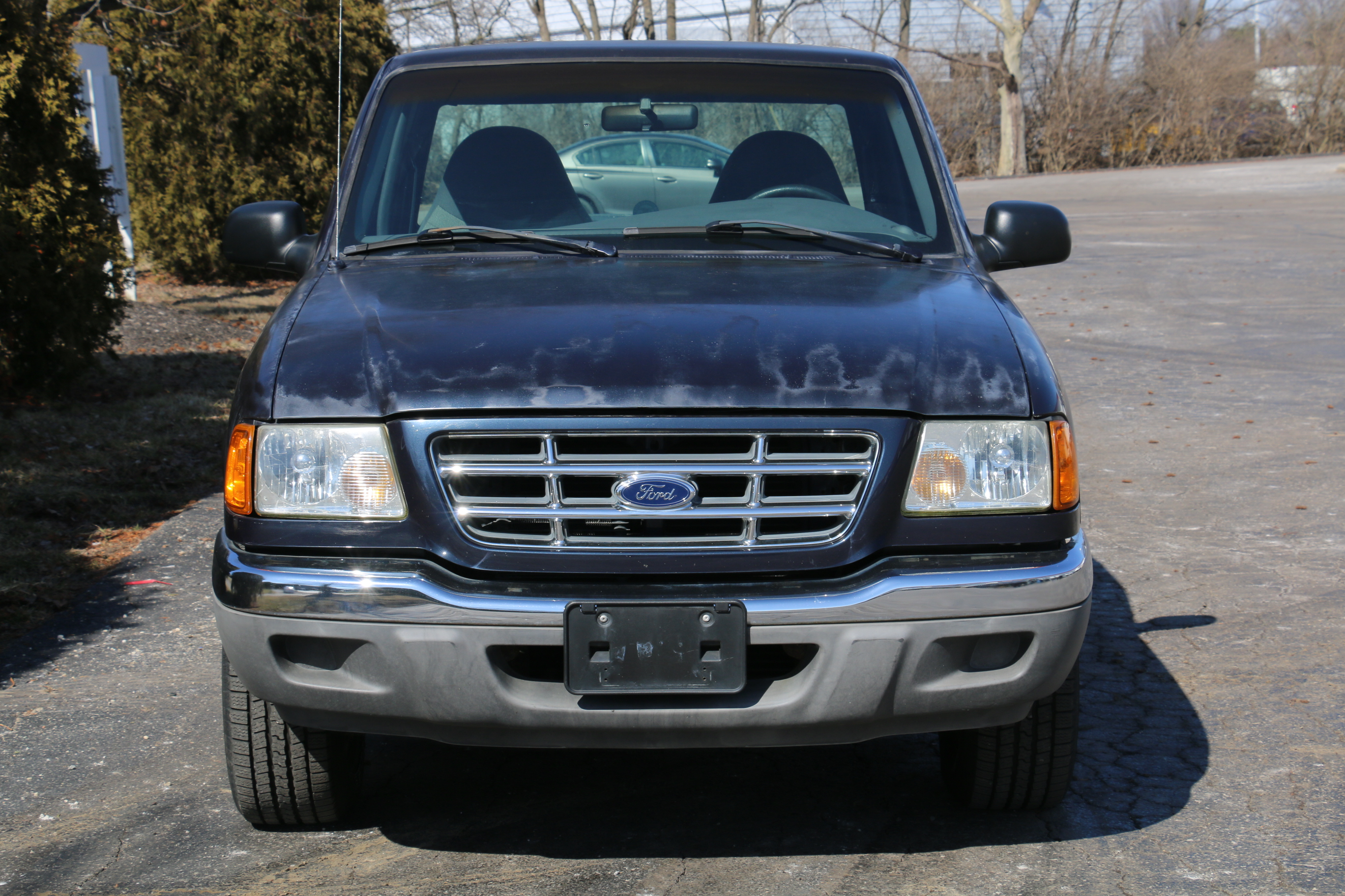 2001 Ford Ranger XLT Stepside Dark Blue Pickup Truck