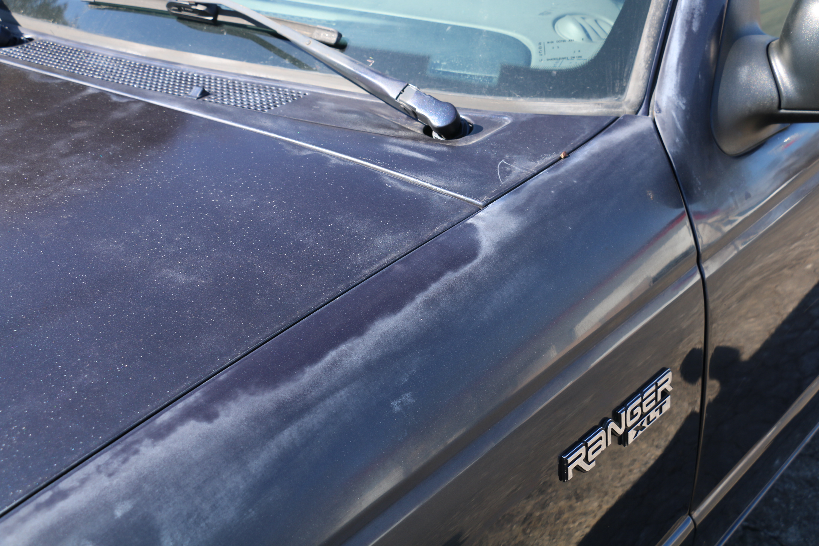 2001 Ford Ranger XLT Stepside Dark Blue Pickup Truck