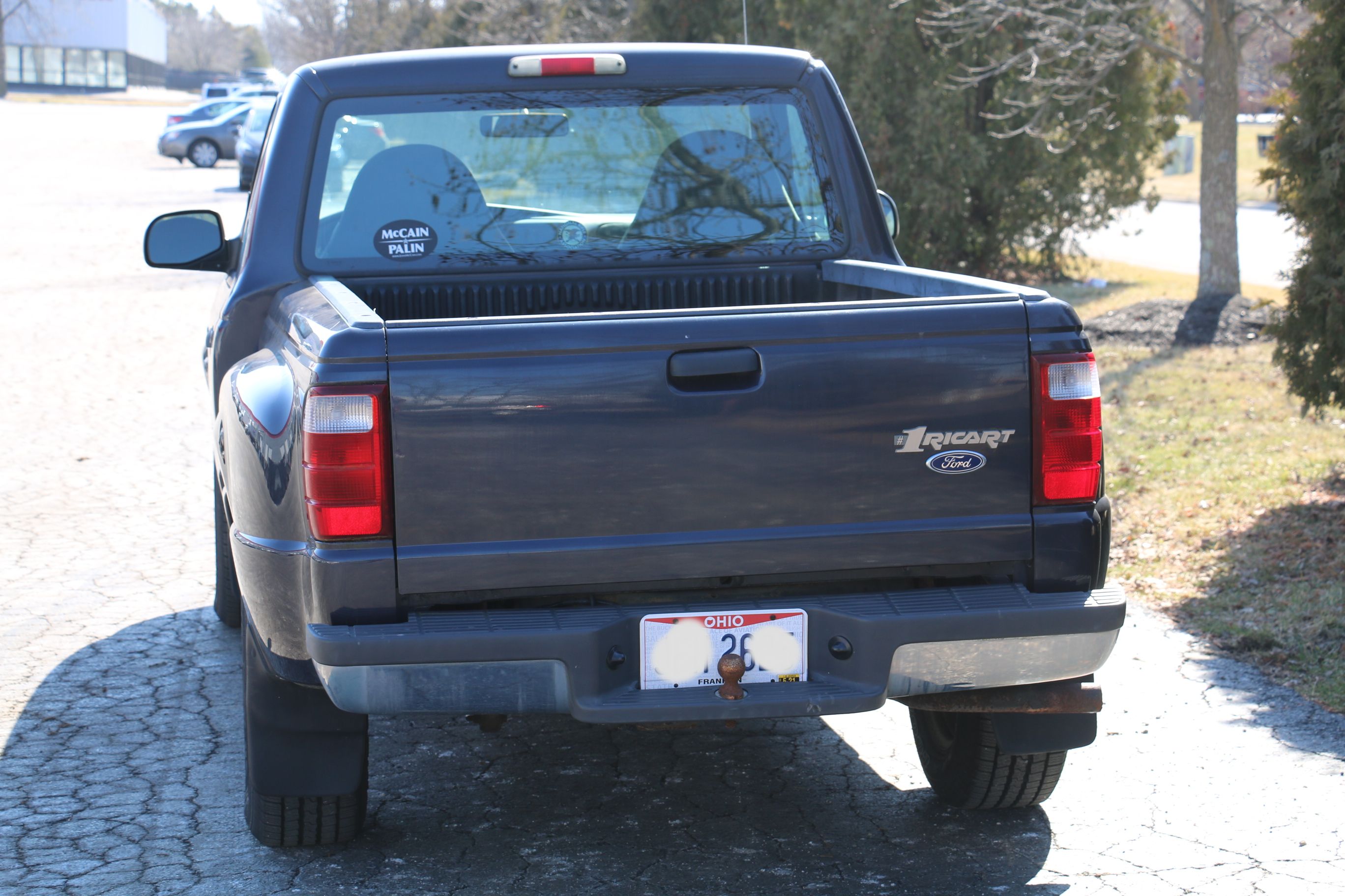 2001 Ford Ranger XLT Stepside Dark Blue Pickup Truck