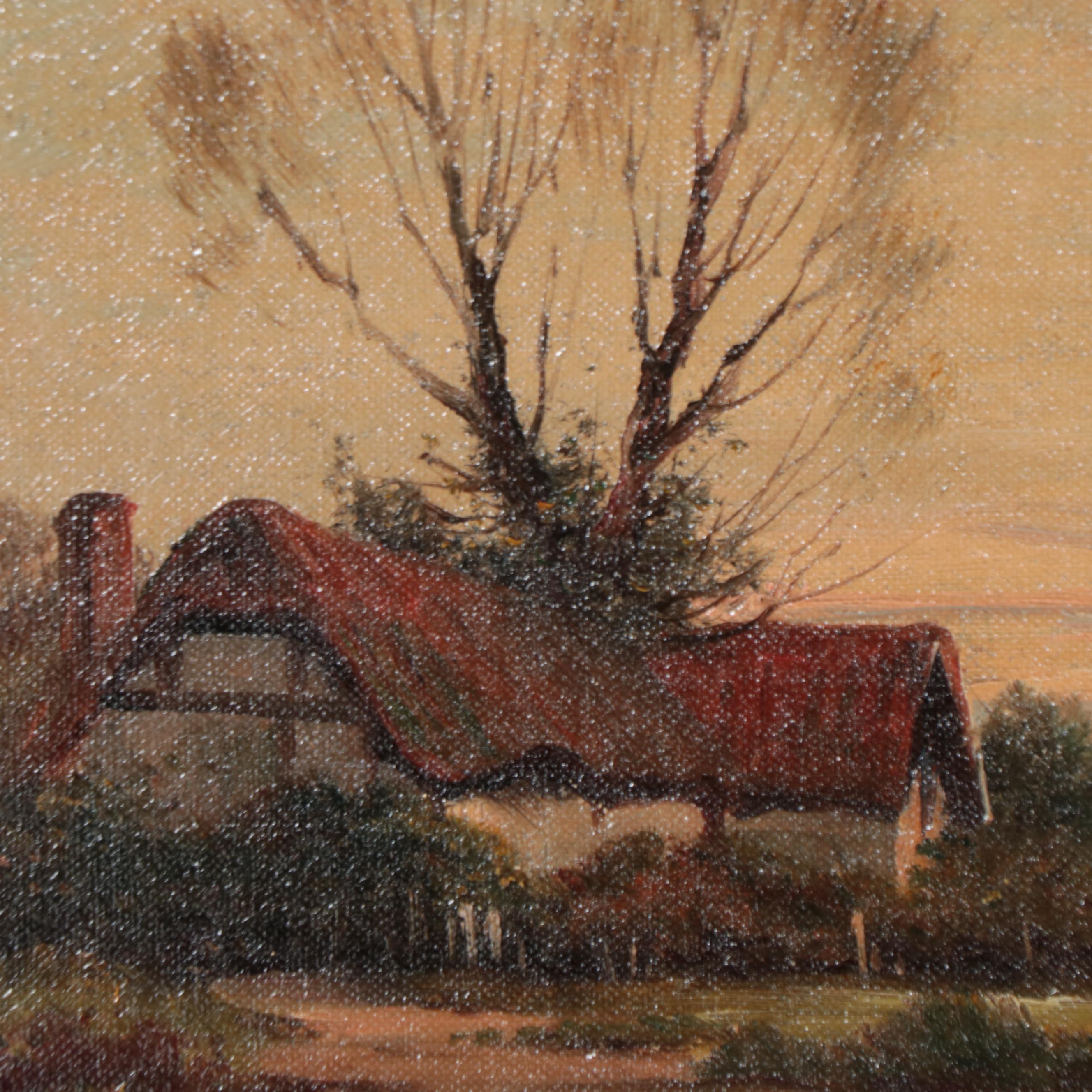 Augustus Spencer Landscape Oil Painting