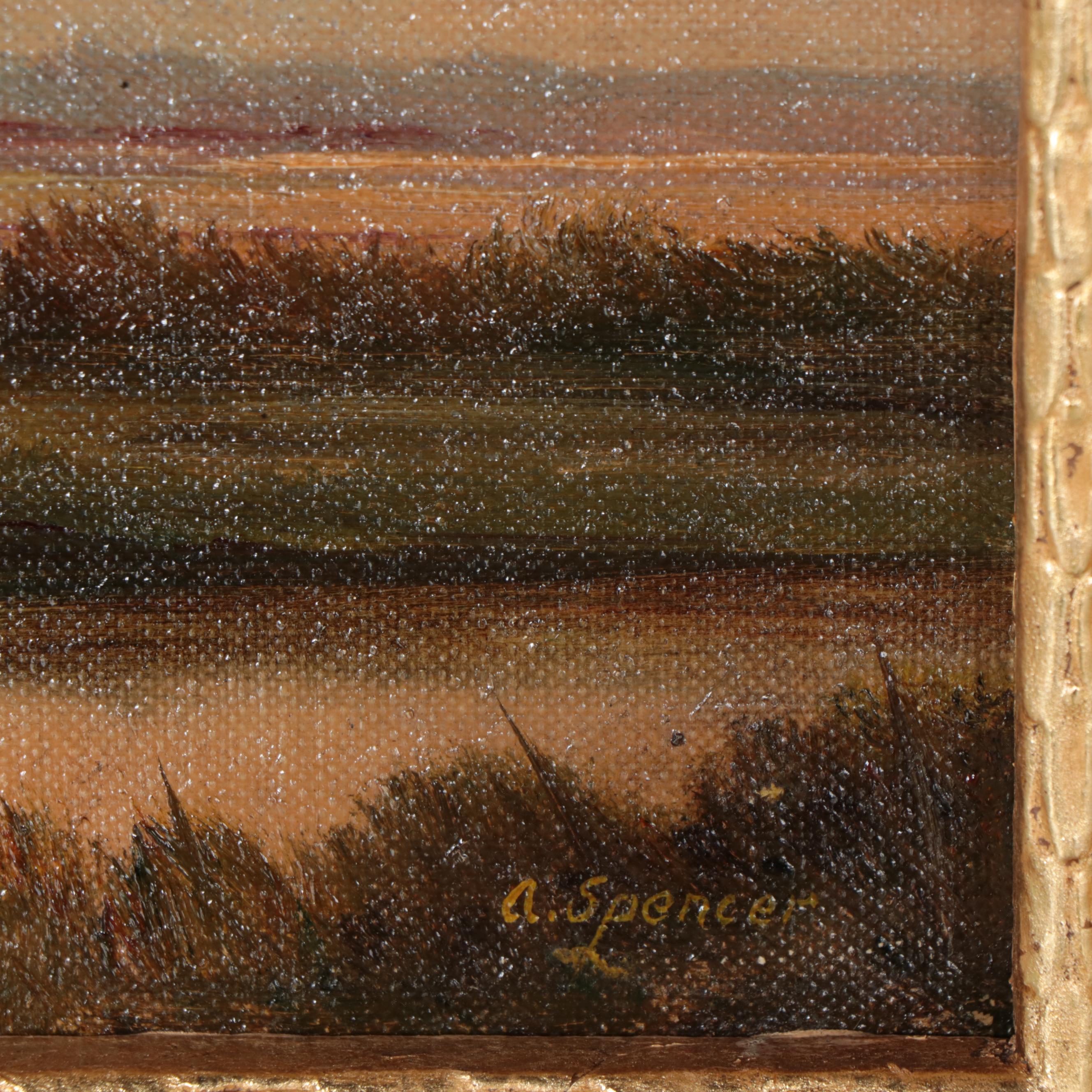 Augustus Spencer Landscape Oil Painting