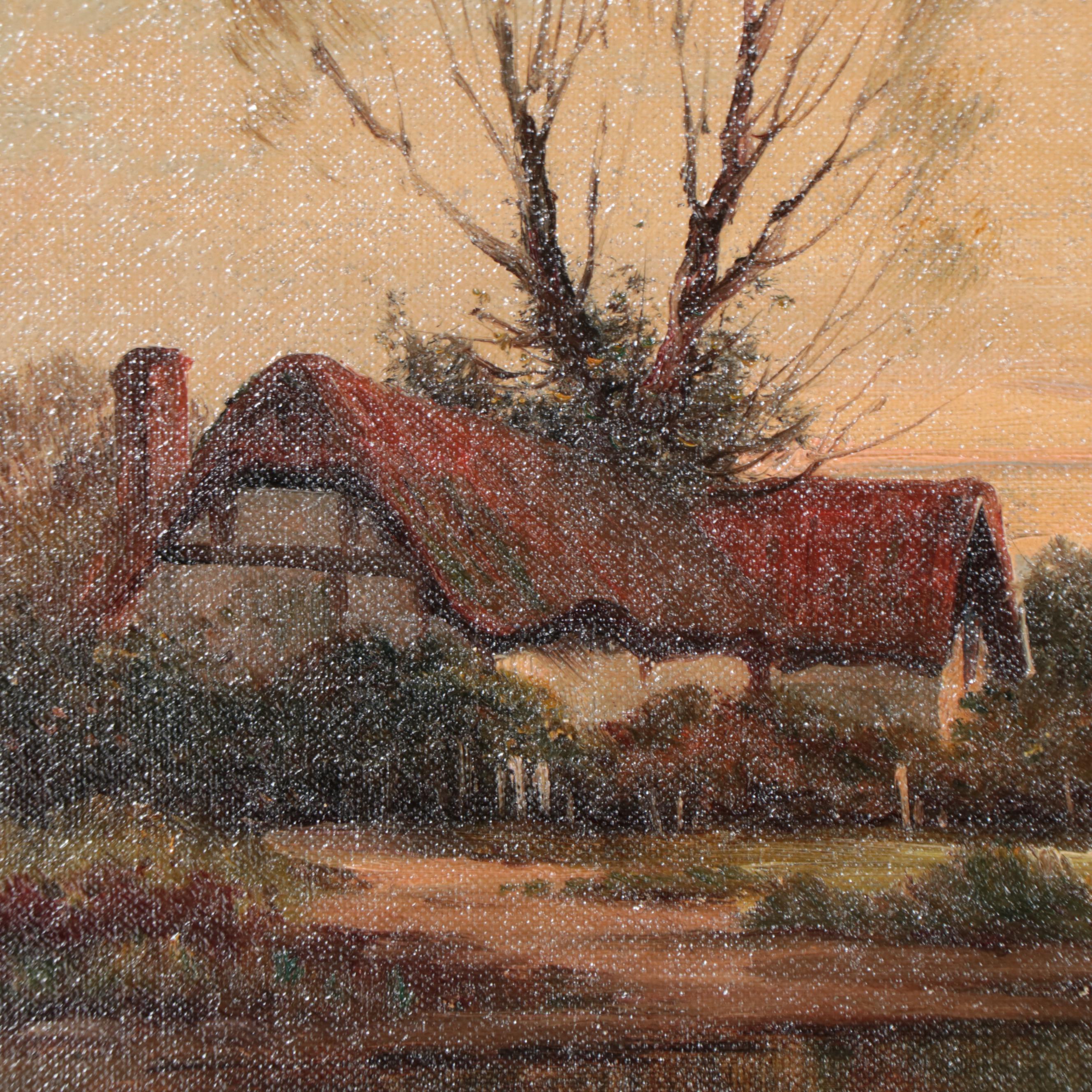 Augustus Spencer Landscape Oil Painting