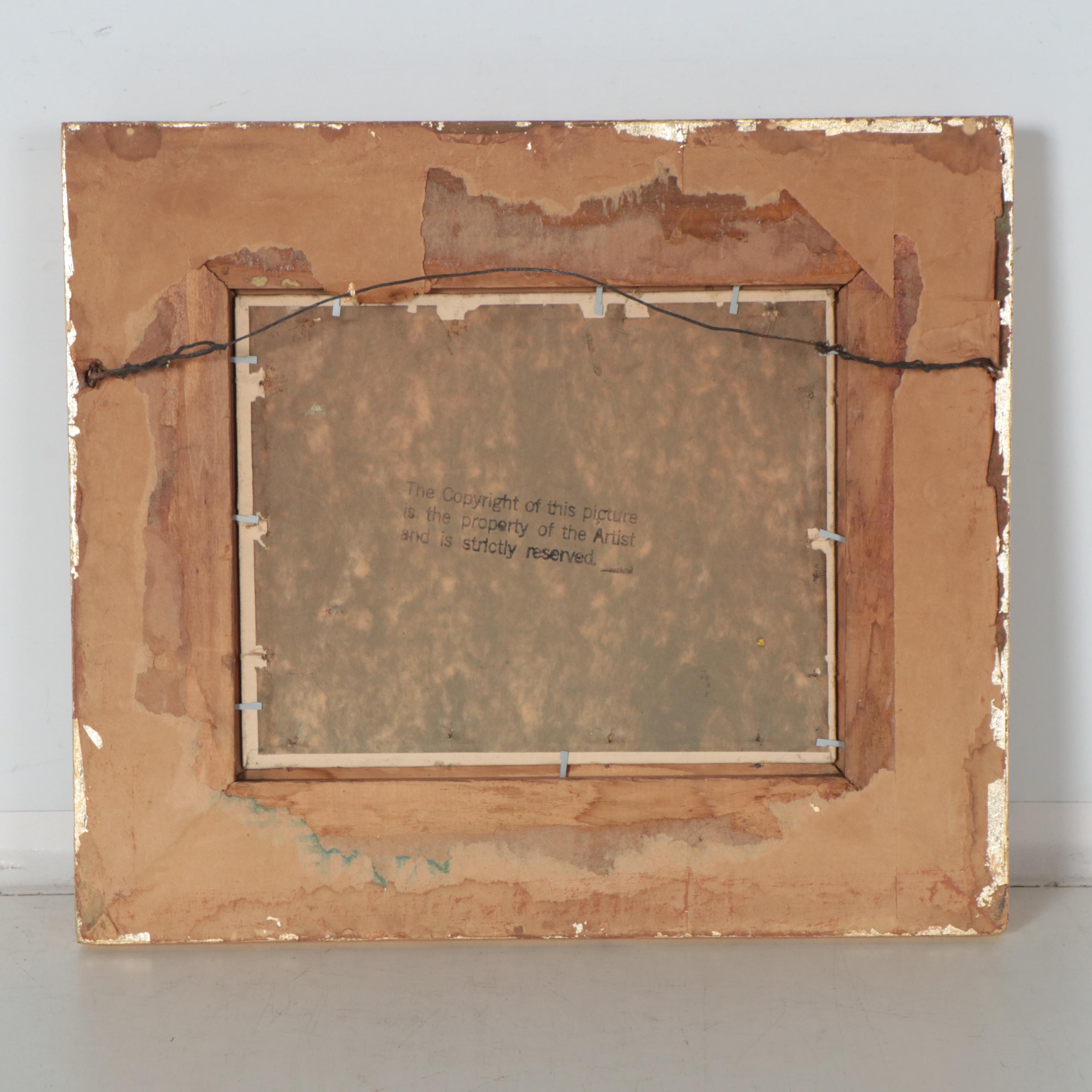 Augustus Spencer Landscape Oil Painting