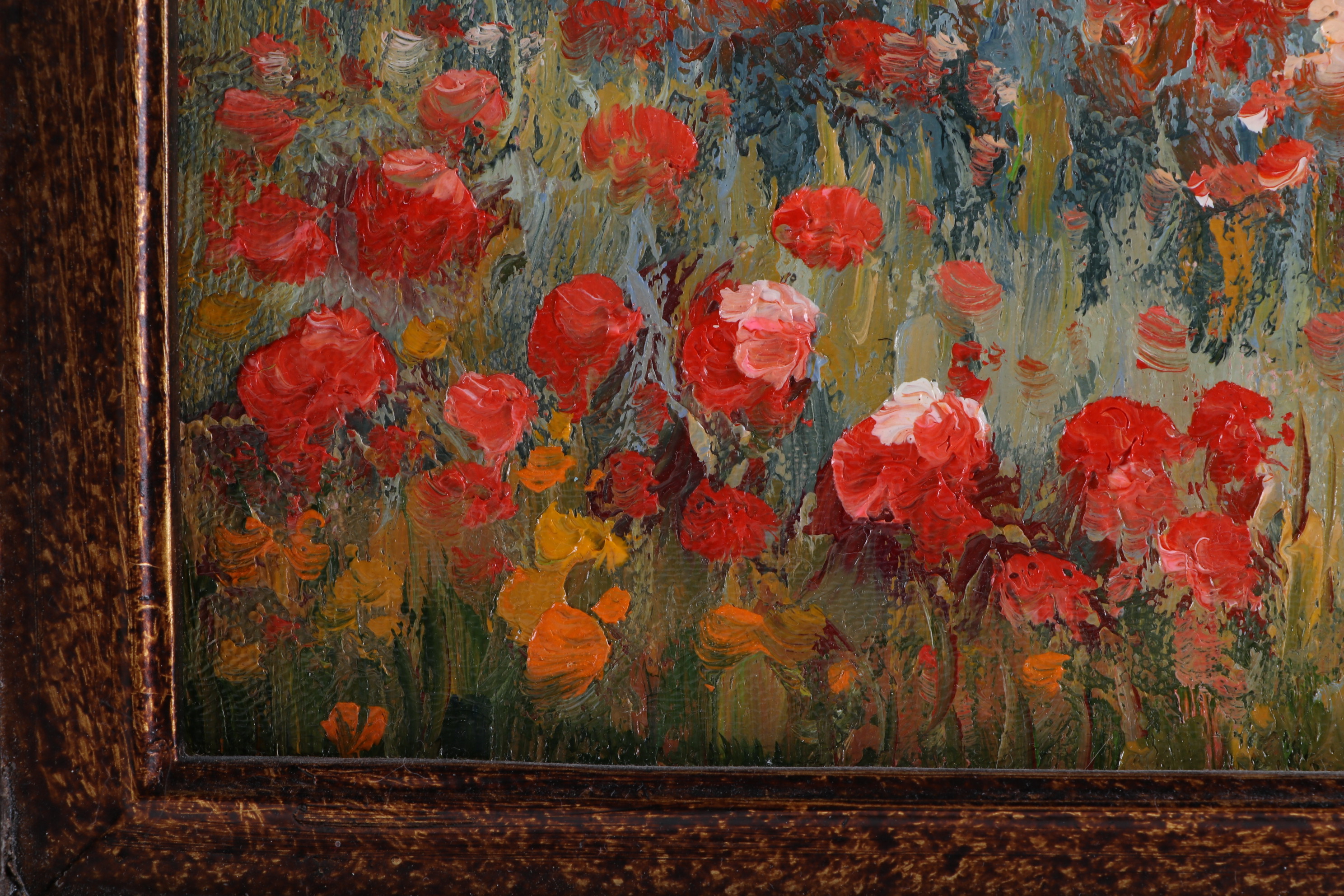 Oil Painting After Claude Monet "Wild Poppies, Near Argenteuil"