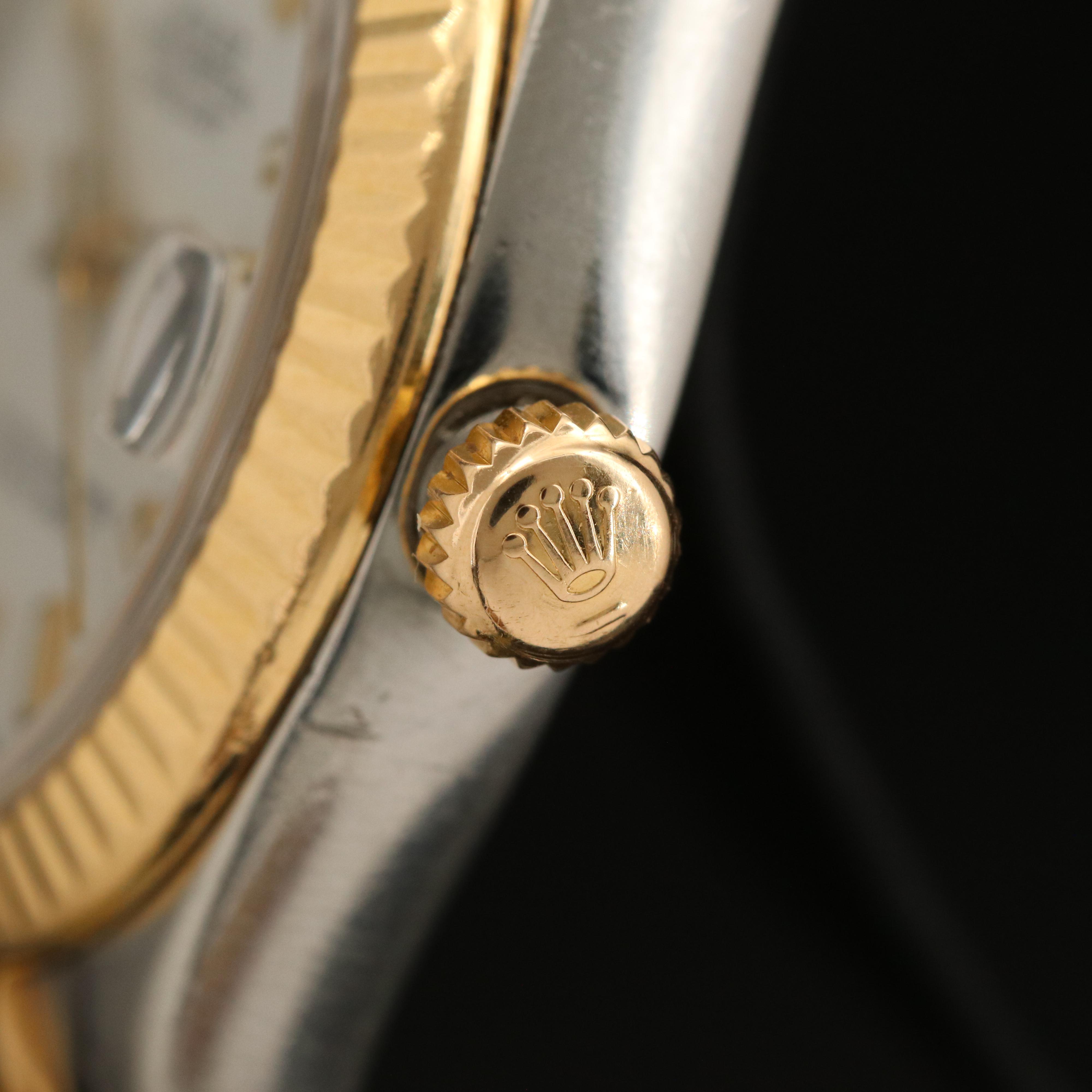 2006-2007 Rolex Datejust Midsize 18K and Stainless Steel Watch