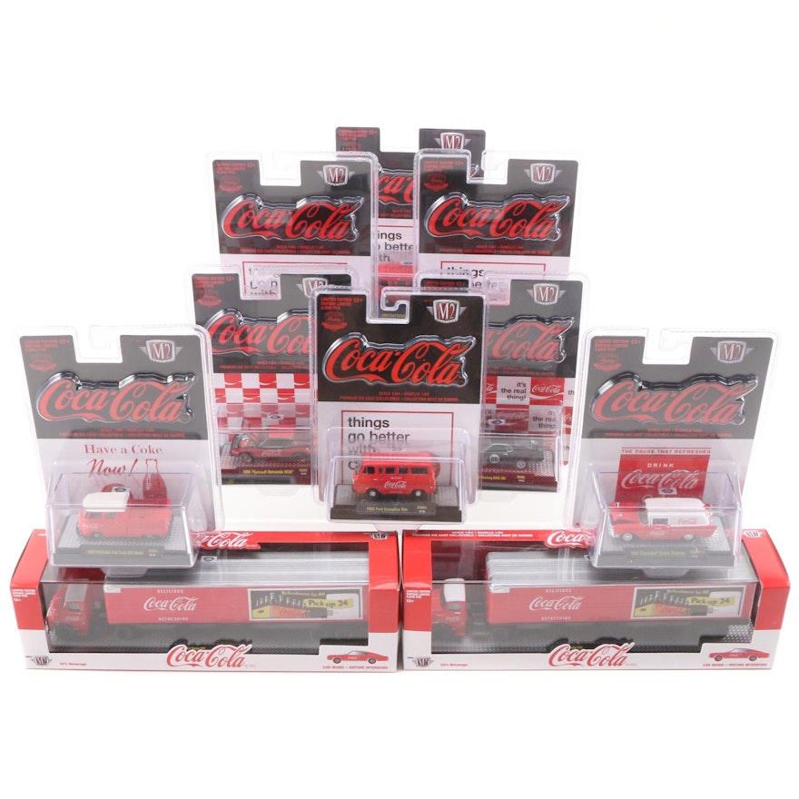 M2 Machines 1965 Ford Econoline and Other Coca-Cola Themed Cars