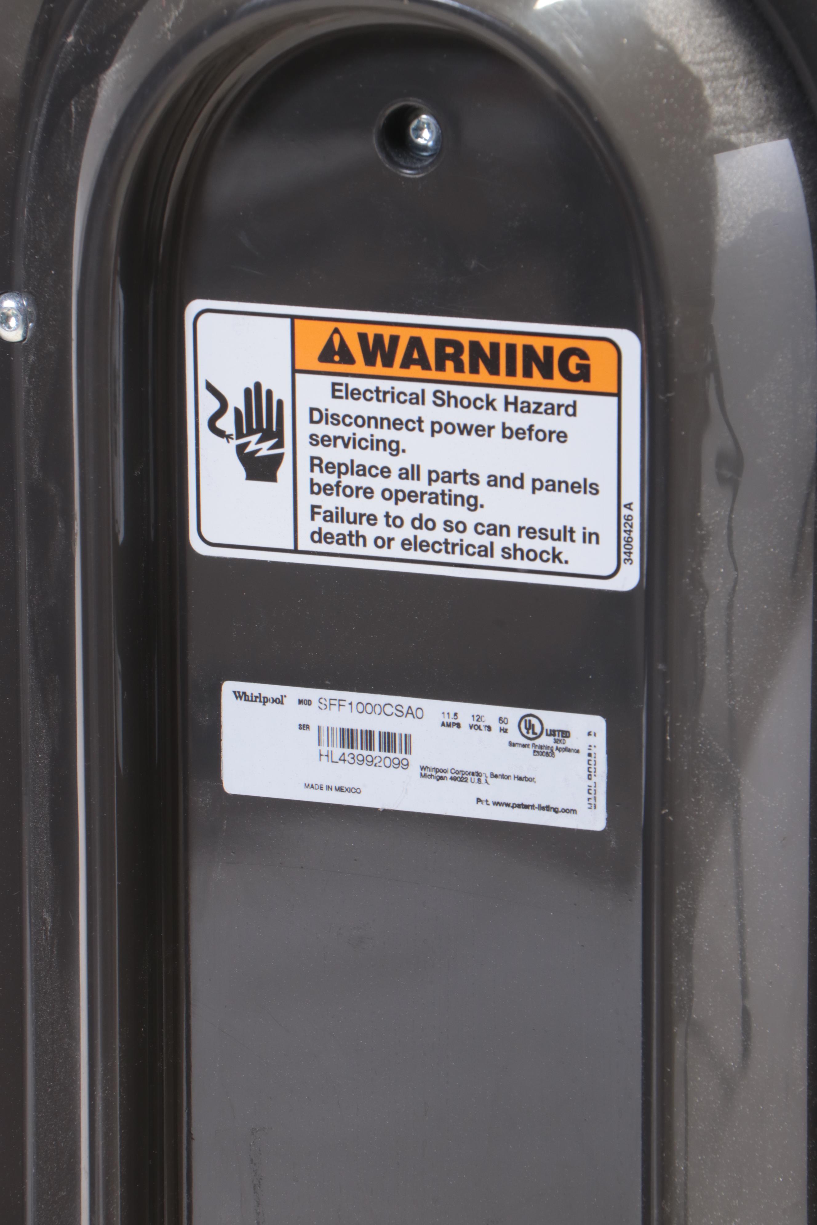 Whirlpool Swash Express Clothing Care System