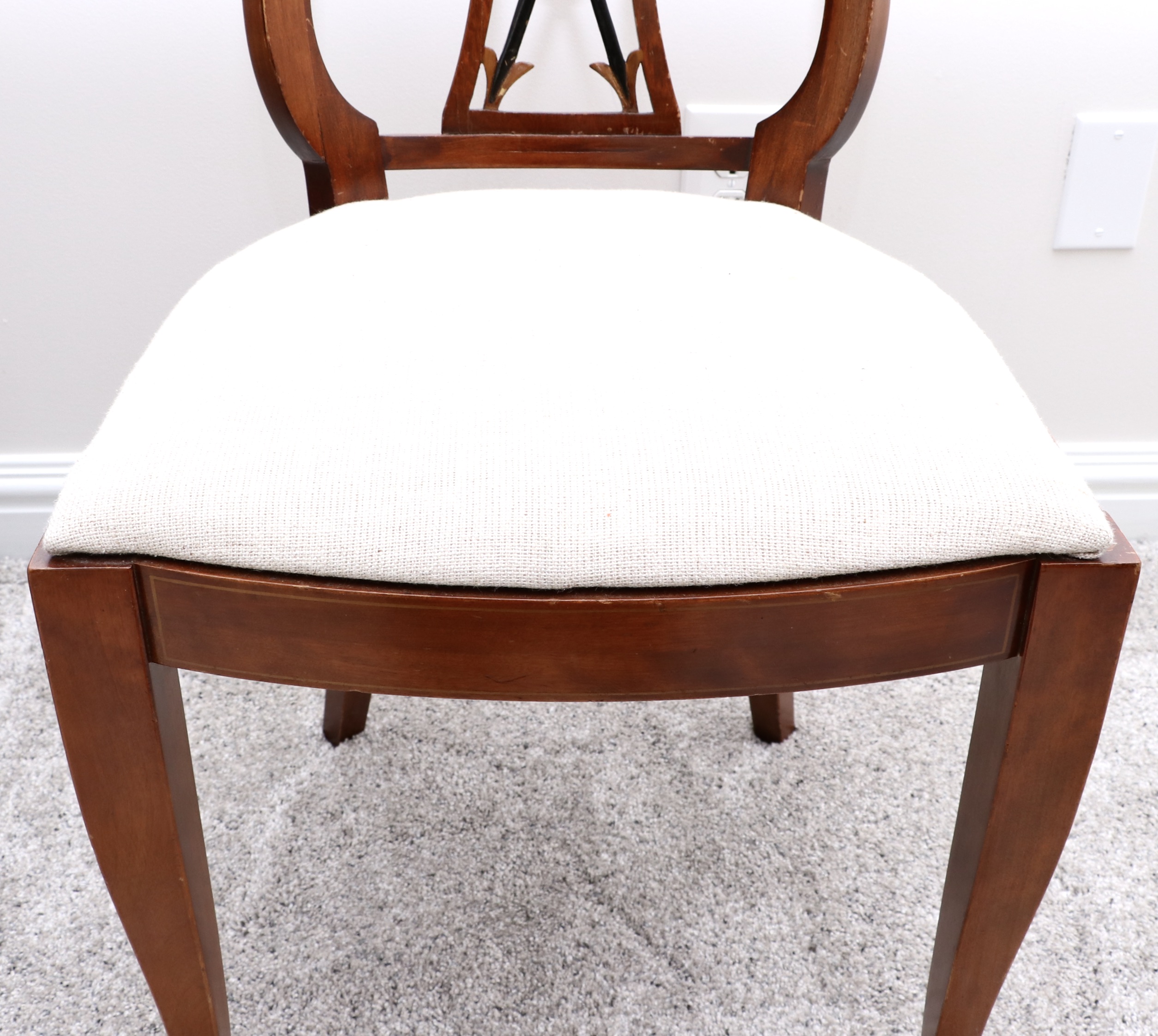 Rway Northern Furniture Inc. Federal Style Vanity, Mirror, Chair and Bench