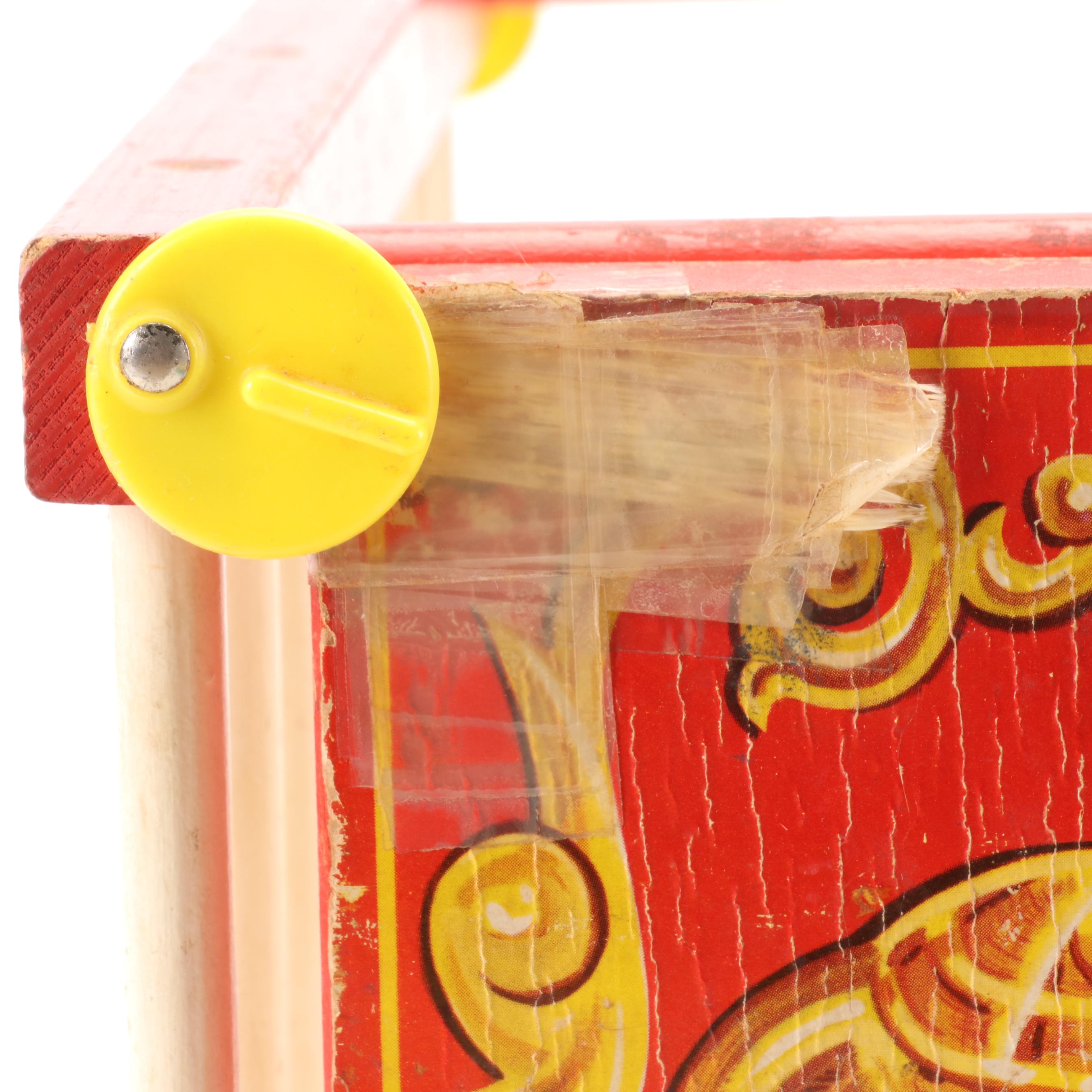 Fisher-Price Wooden Circus Car with Lithograph Animals and Accessories