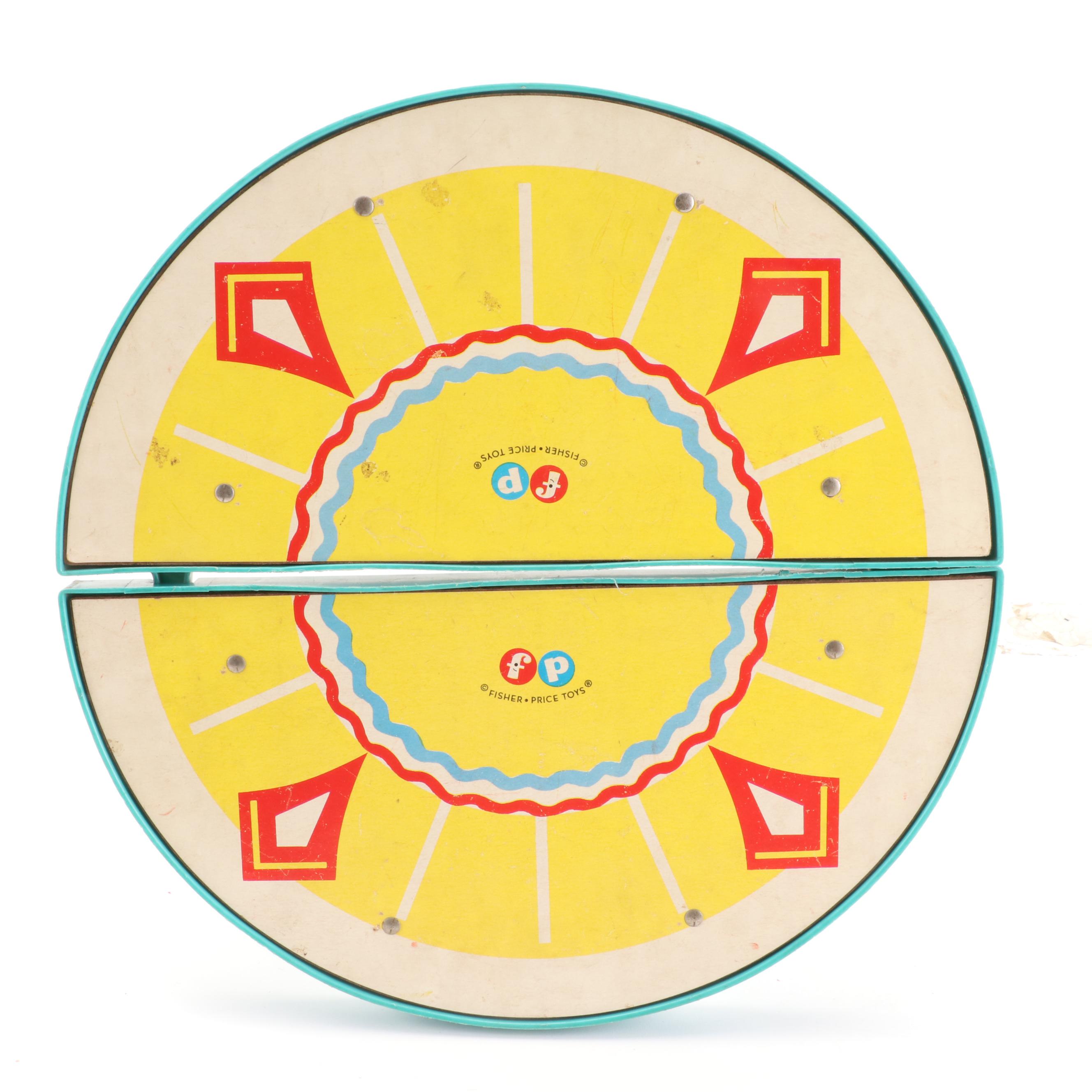 Fisher-Price Wooden Circus Car with Lithograph Animals and Accessories