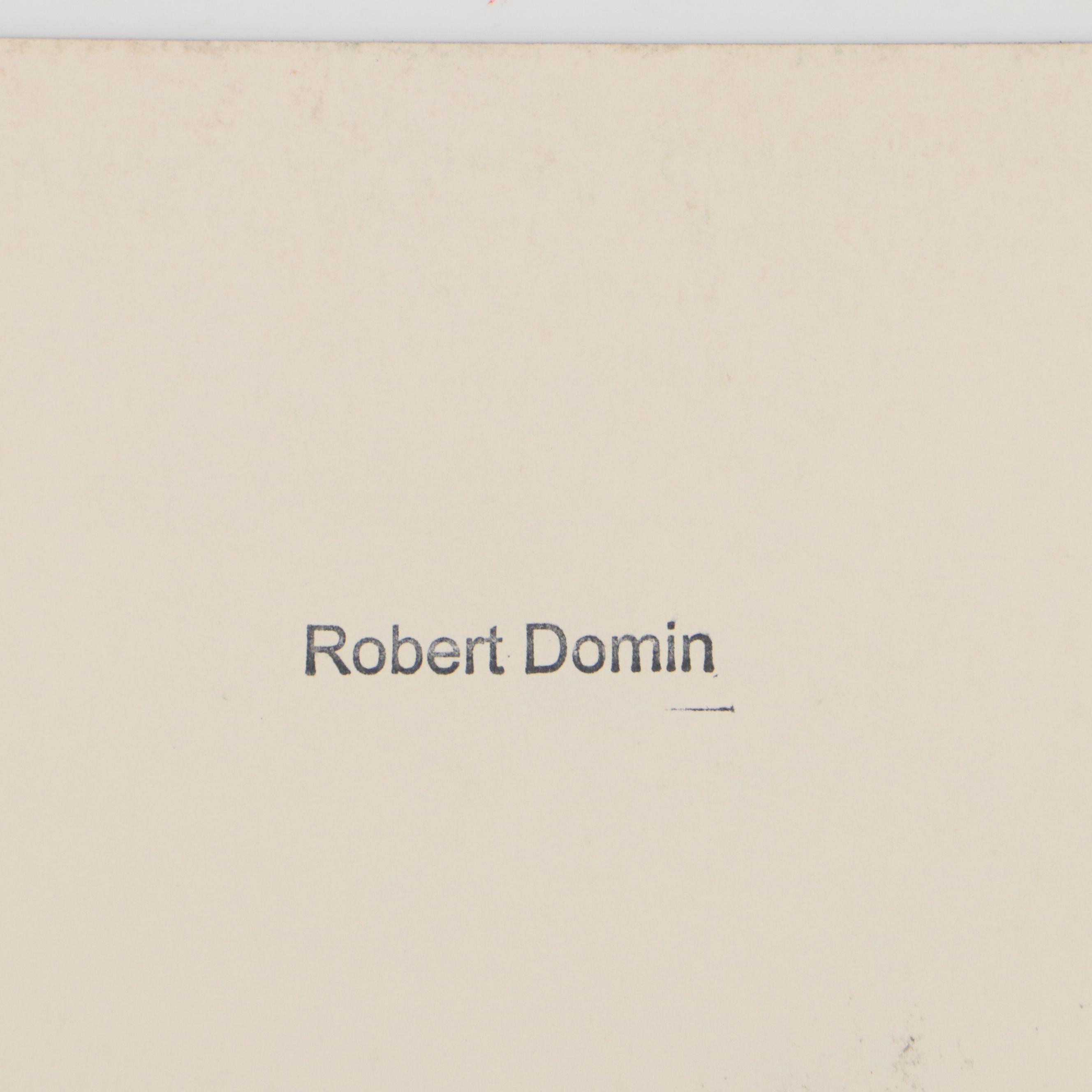 Robert Domin Landscape Pastel Drawing