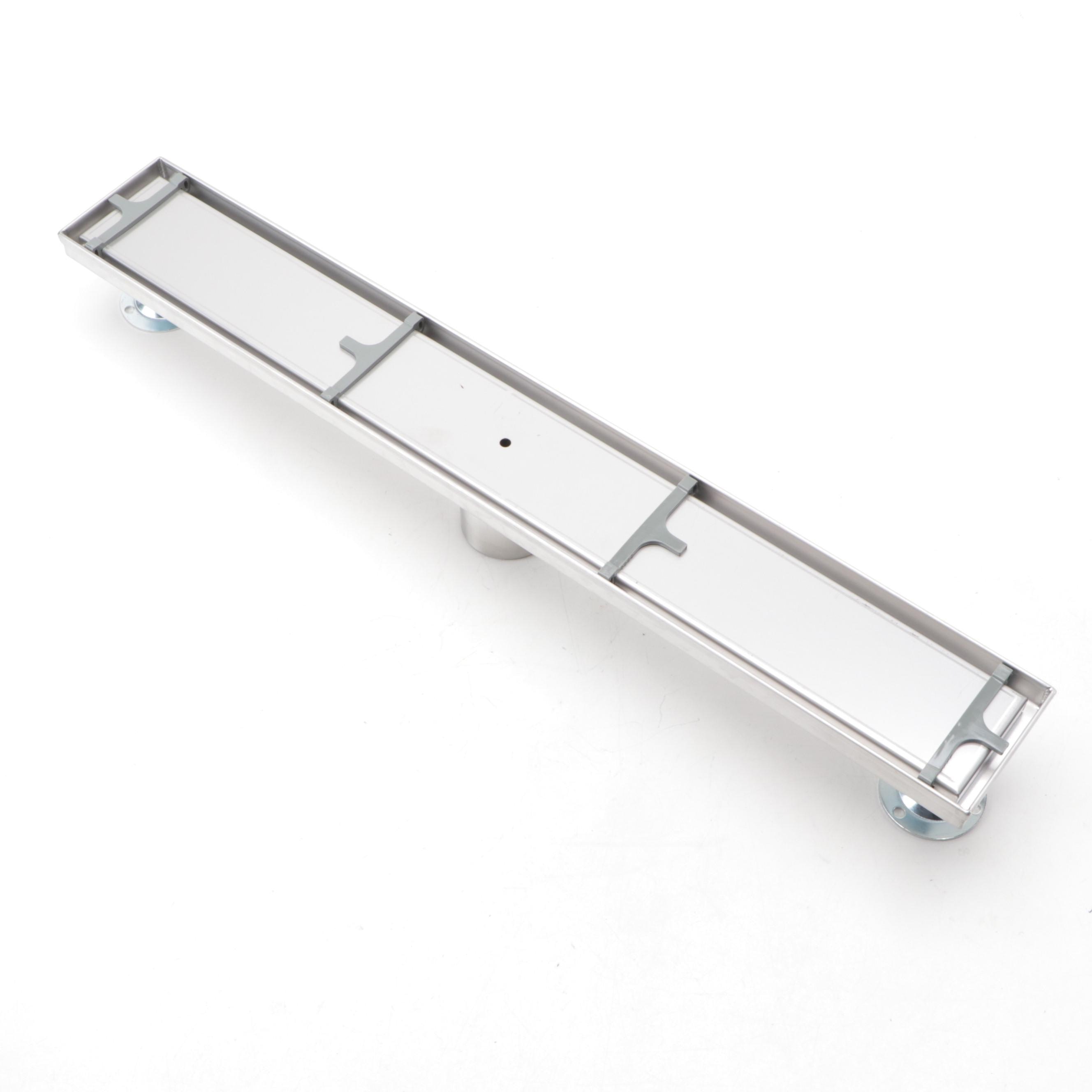 Brushed Stainless Steel 24" Linear Shower Drain