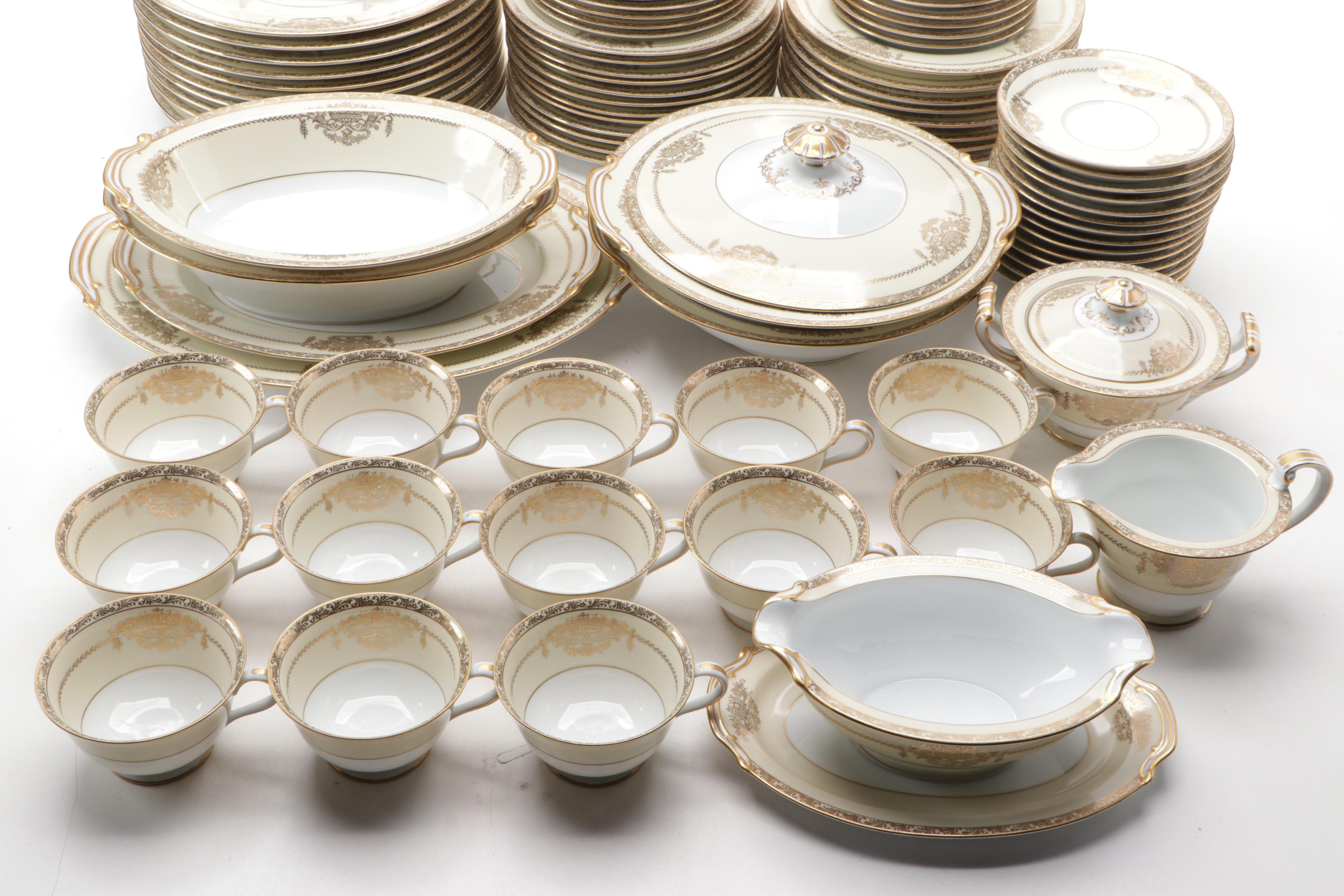 Noritake "Bancroft" Porcelain Dinnerware, 1949-1984
