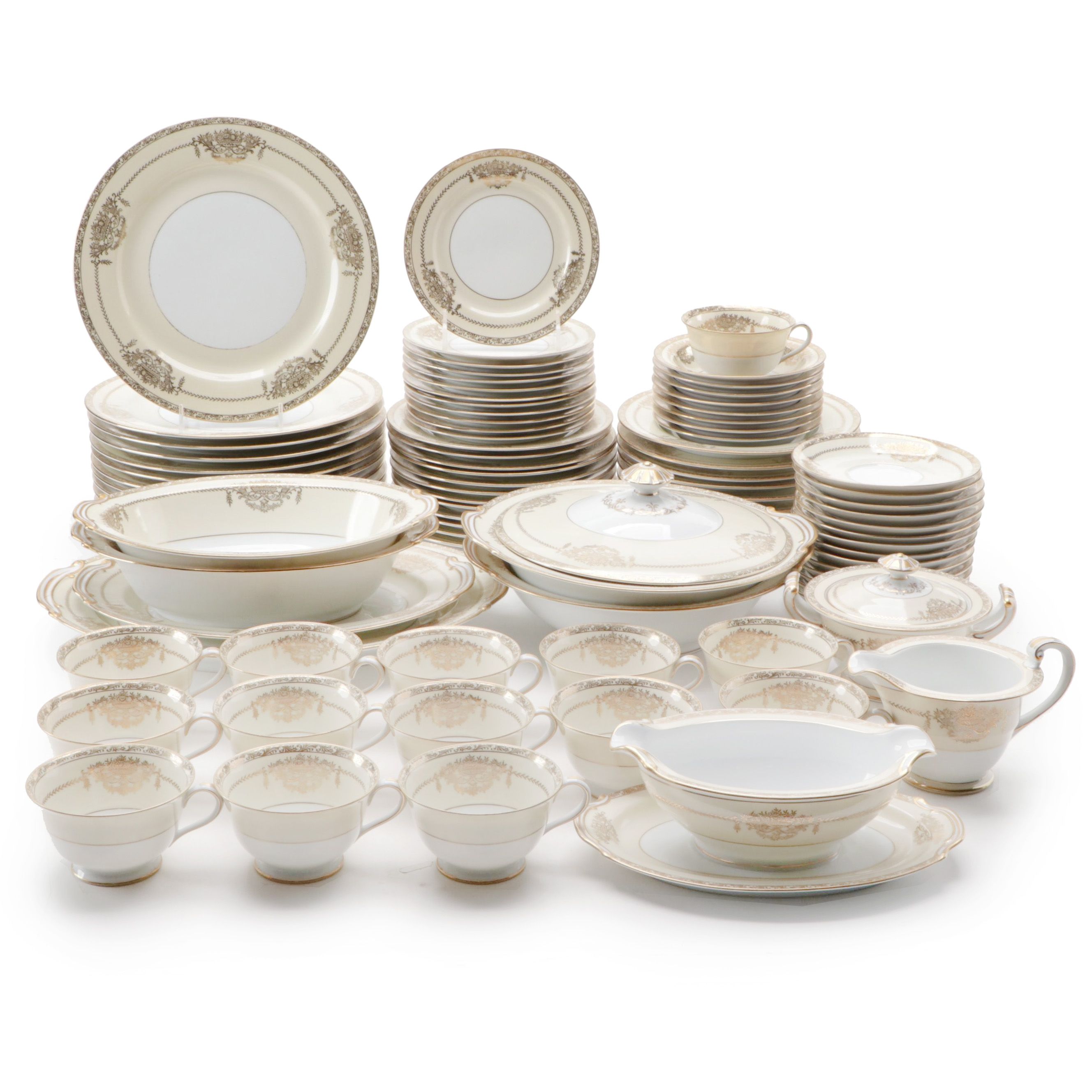 Noritake "Bancroft" Porcelain Dinnerware, 1949-1984