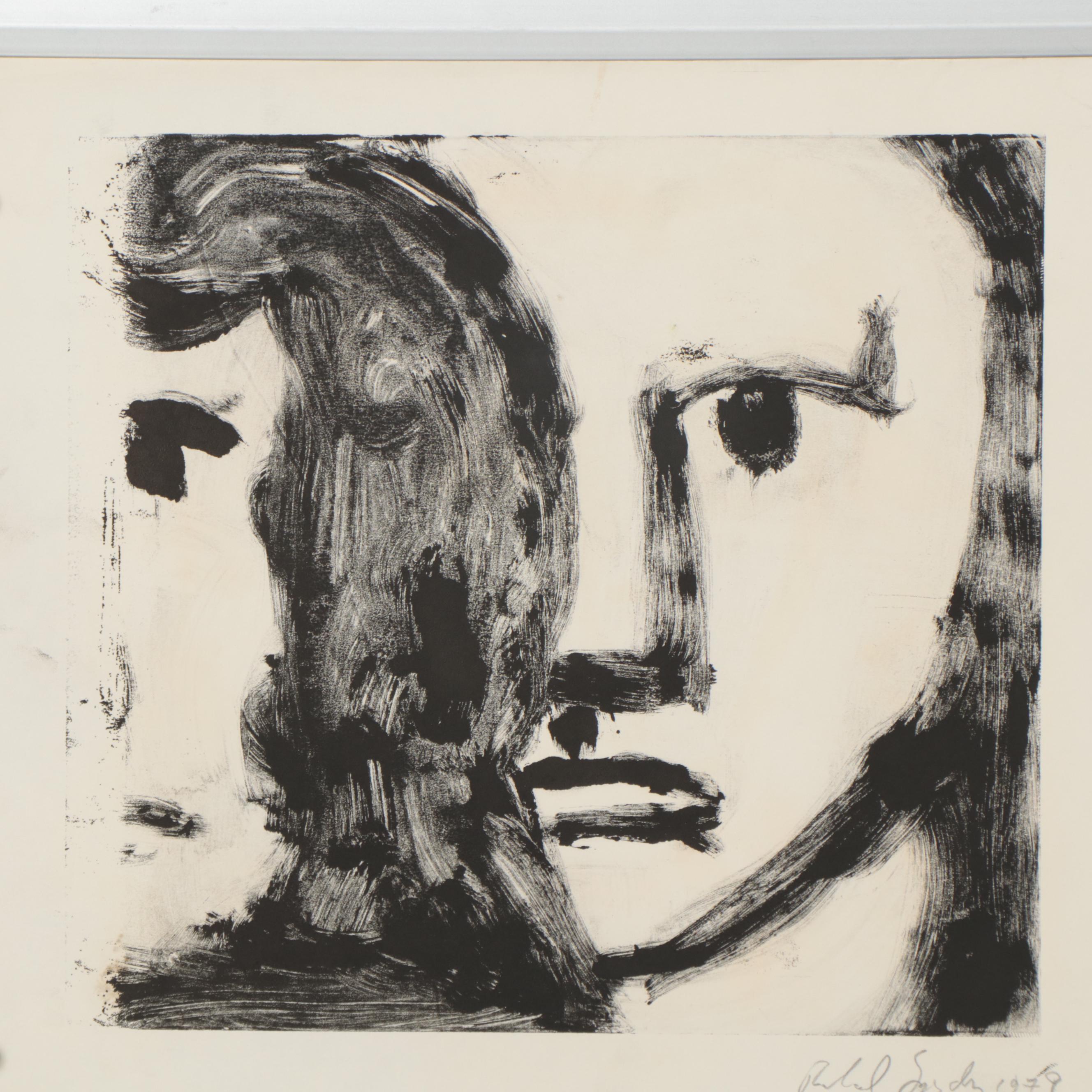 Richard Snyder Portrait Monotypes, 1979
