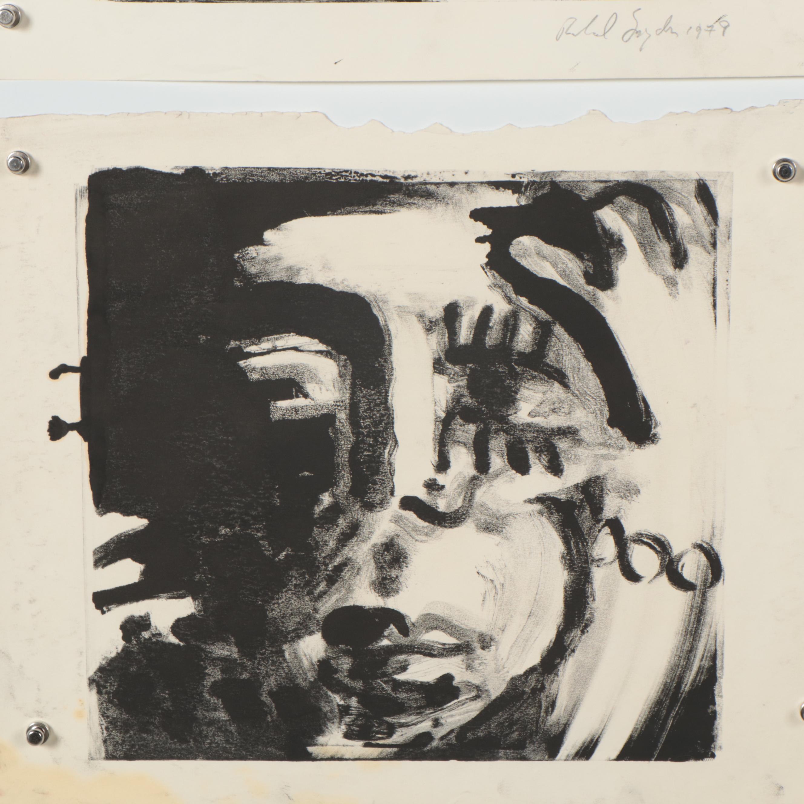 Richard Snyder Portrait Monotypes, 1979