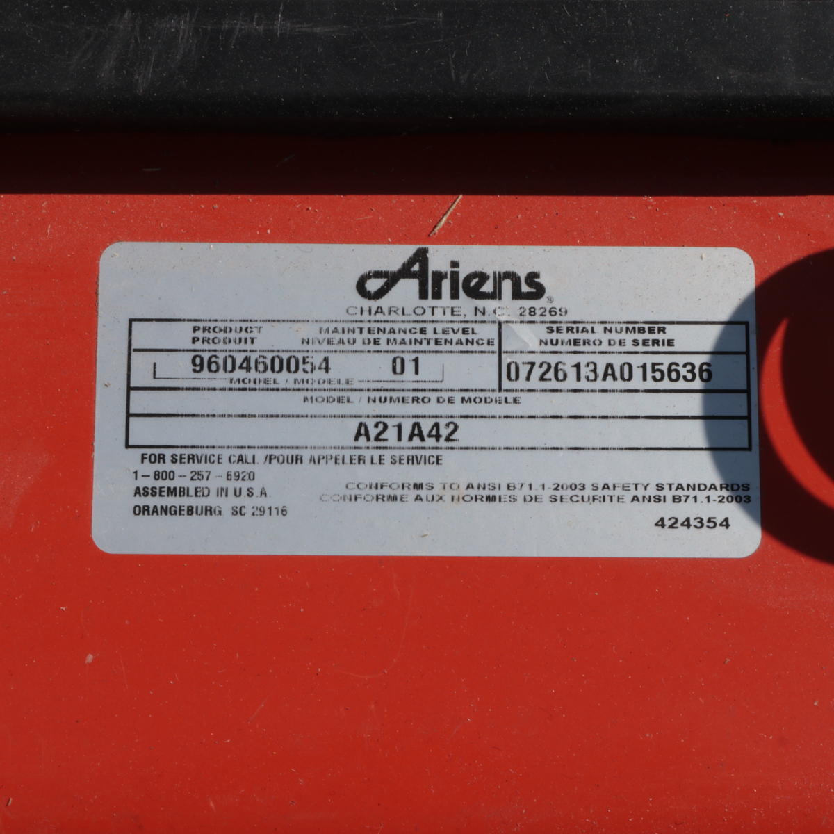 Ariens A21A42 Riding Mower