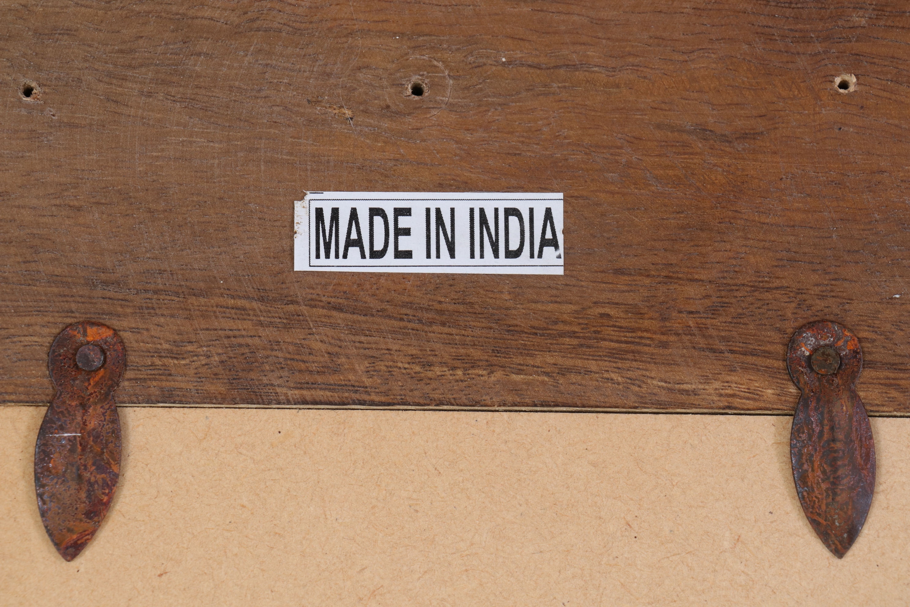 Arhaus Furniture Madhava Beveled Glass Wall Mirror with Distressed Finish