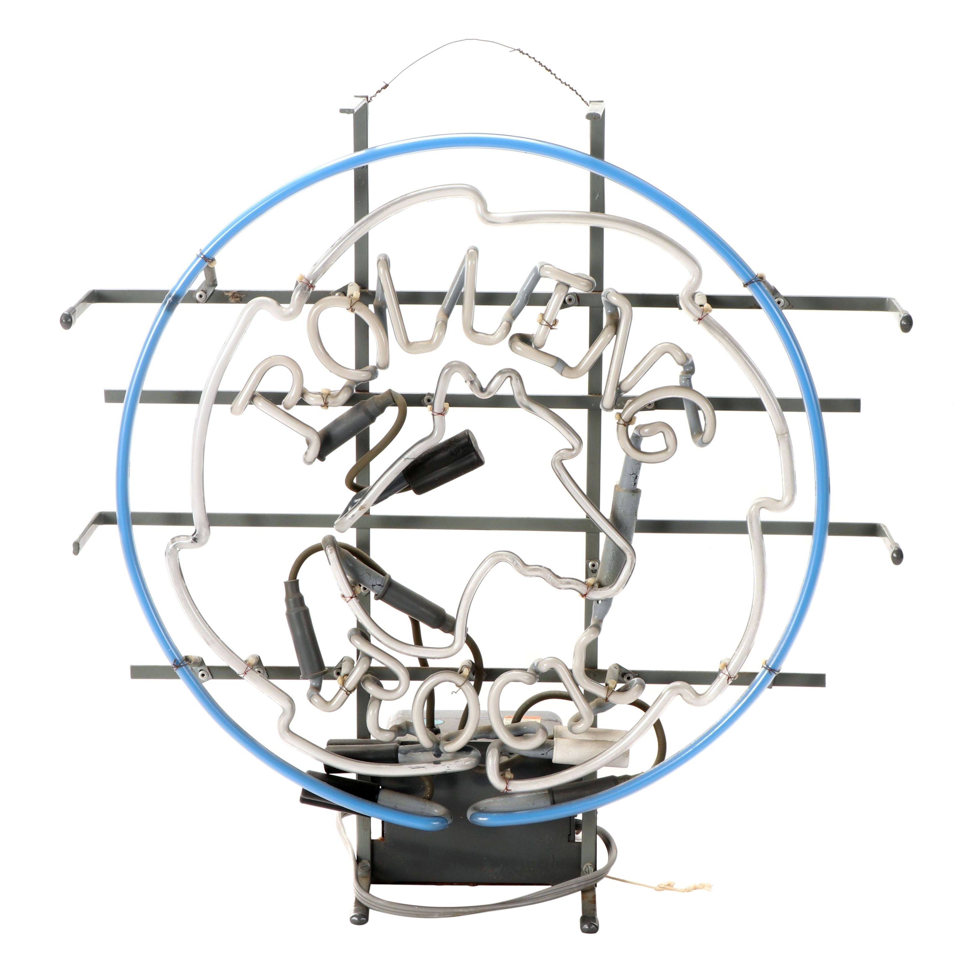 Rolling Rock Beer Lighted Neon Sign