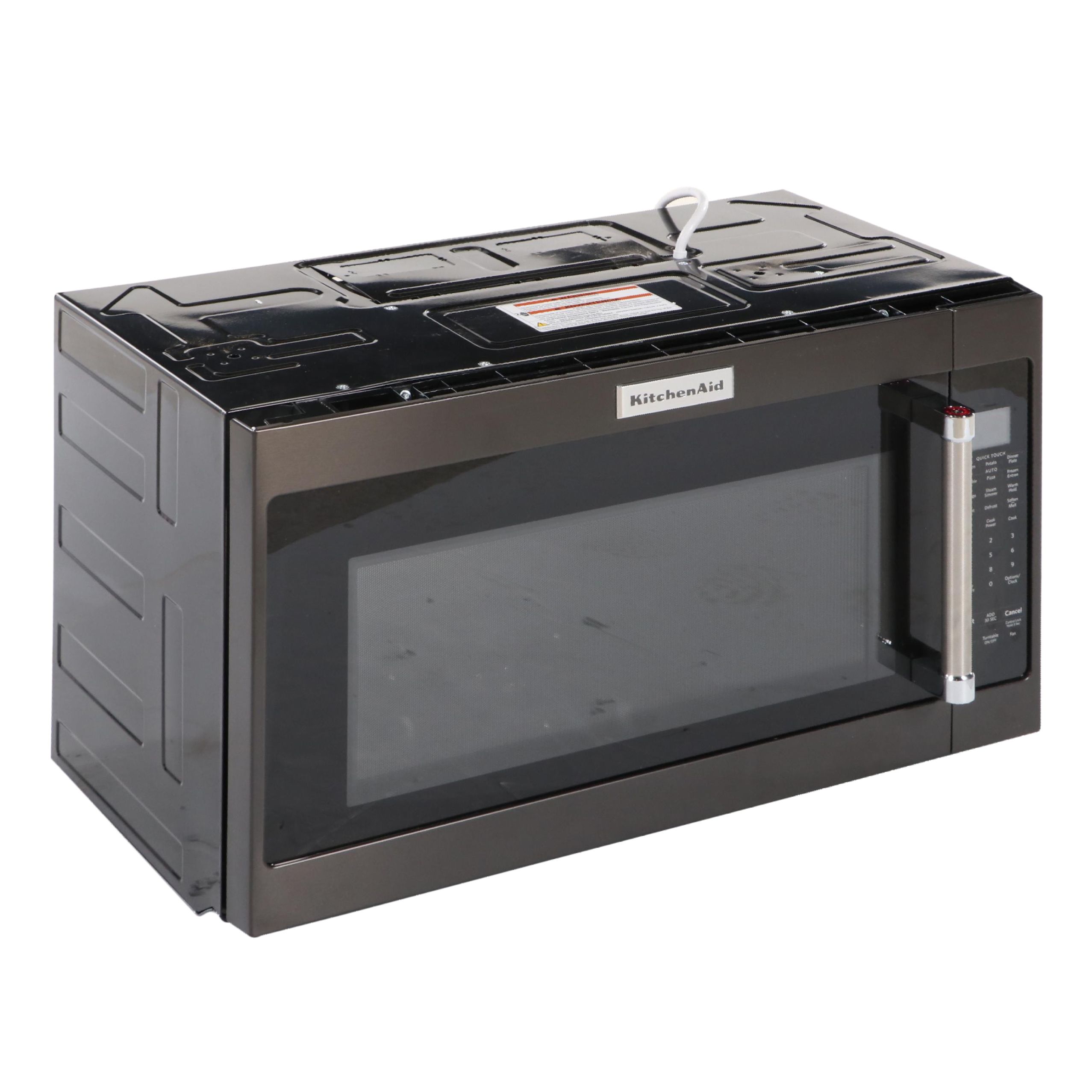 KitchenAid 30" Black Stainless 1000-Watt Microwave Hood Combination