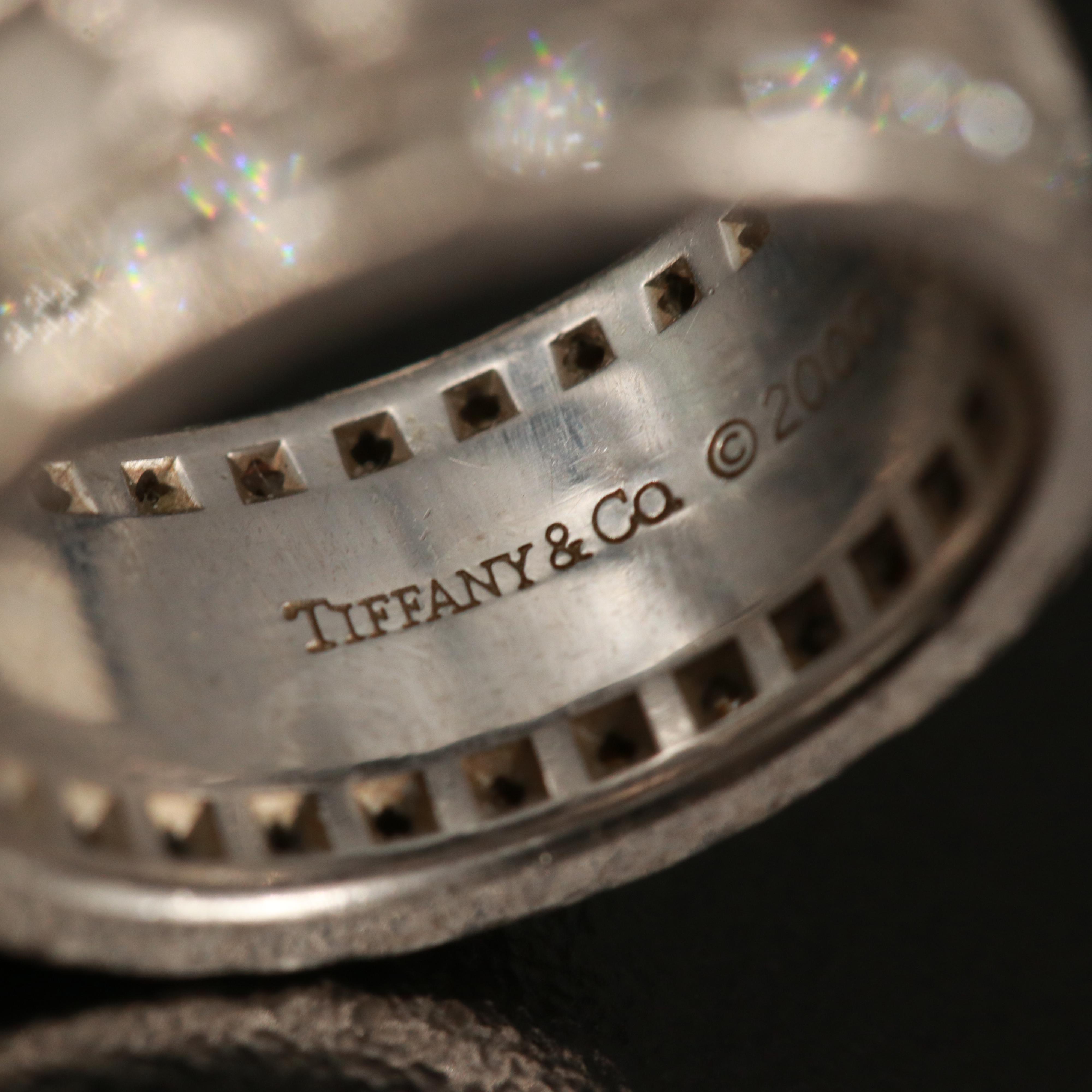 Tiffany & Co.18K 1.53 CTW Diamond Atlas Spinner Band