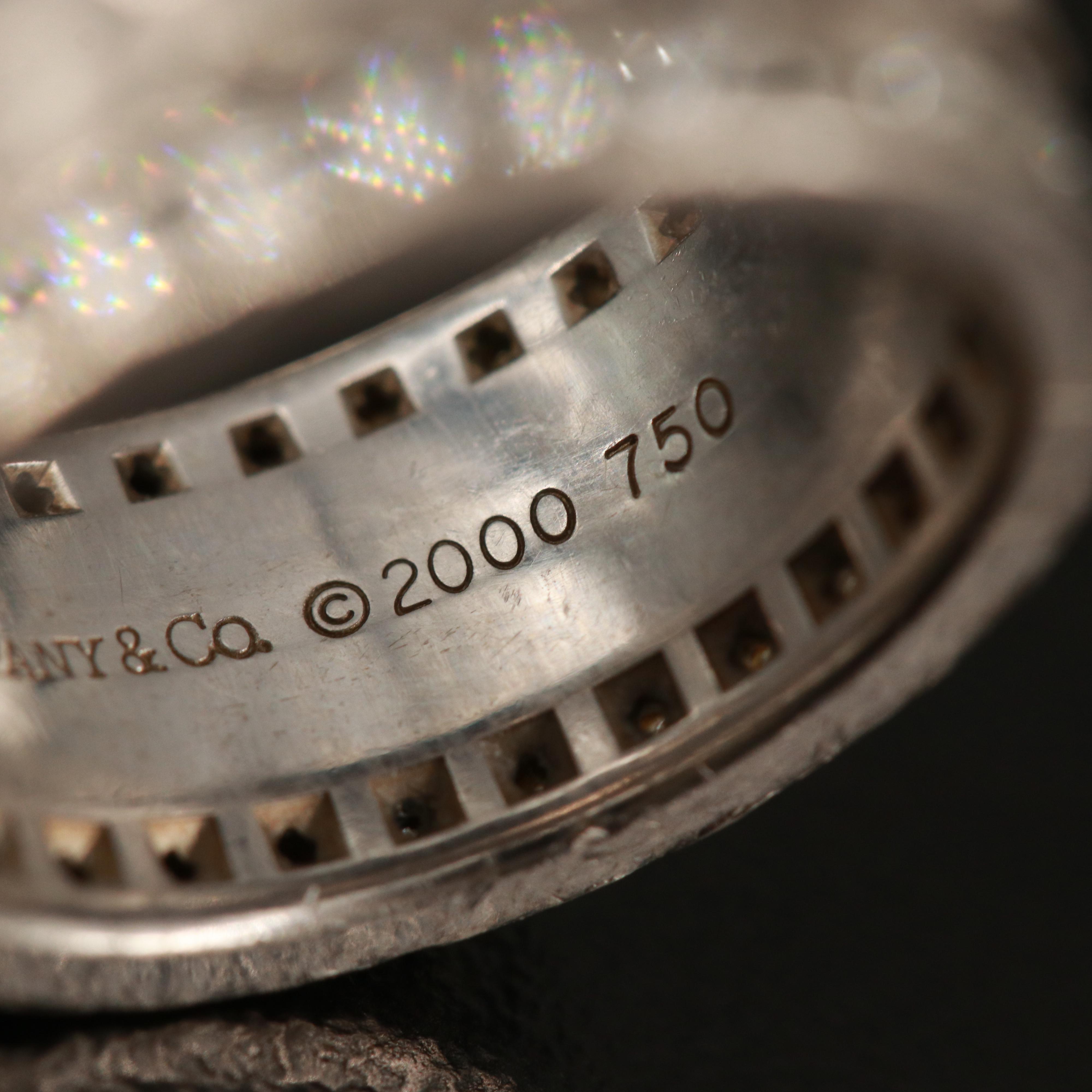 Tiffany & Co.18K 1.53 CTW Diamond Atlas Spinner Band