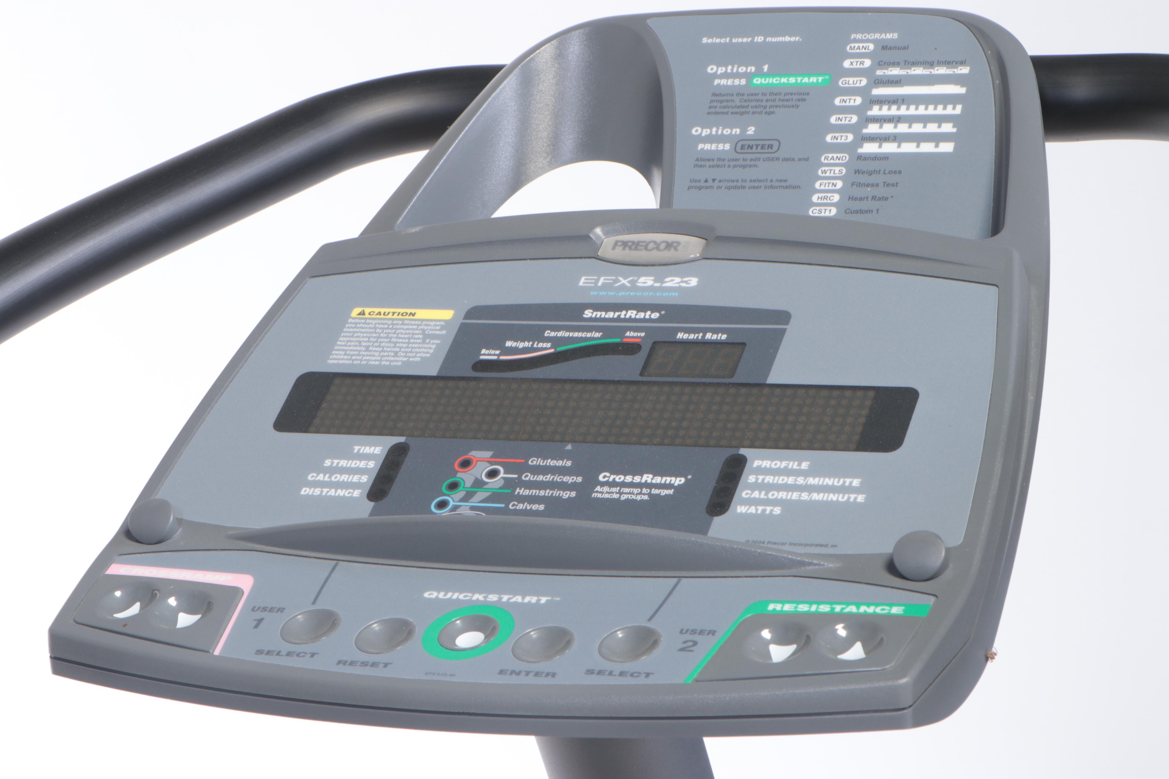 Precor EFX 5.23 Elliptical Fitness Trainer