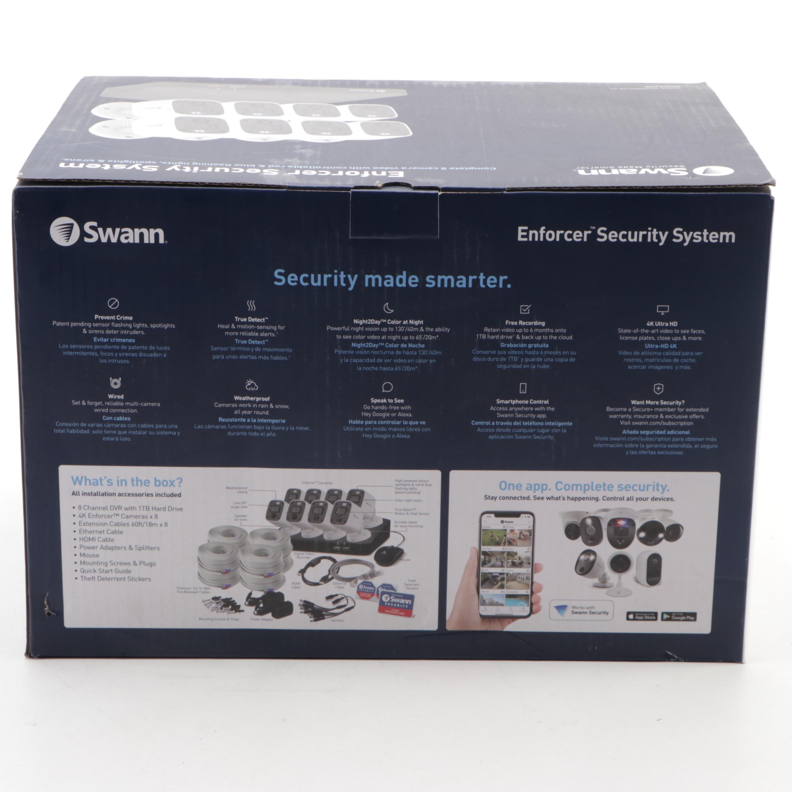 Swann 8 Channel 4K Ultra HD Enforcer Security System