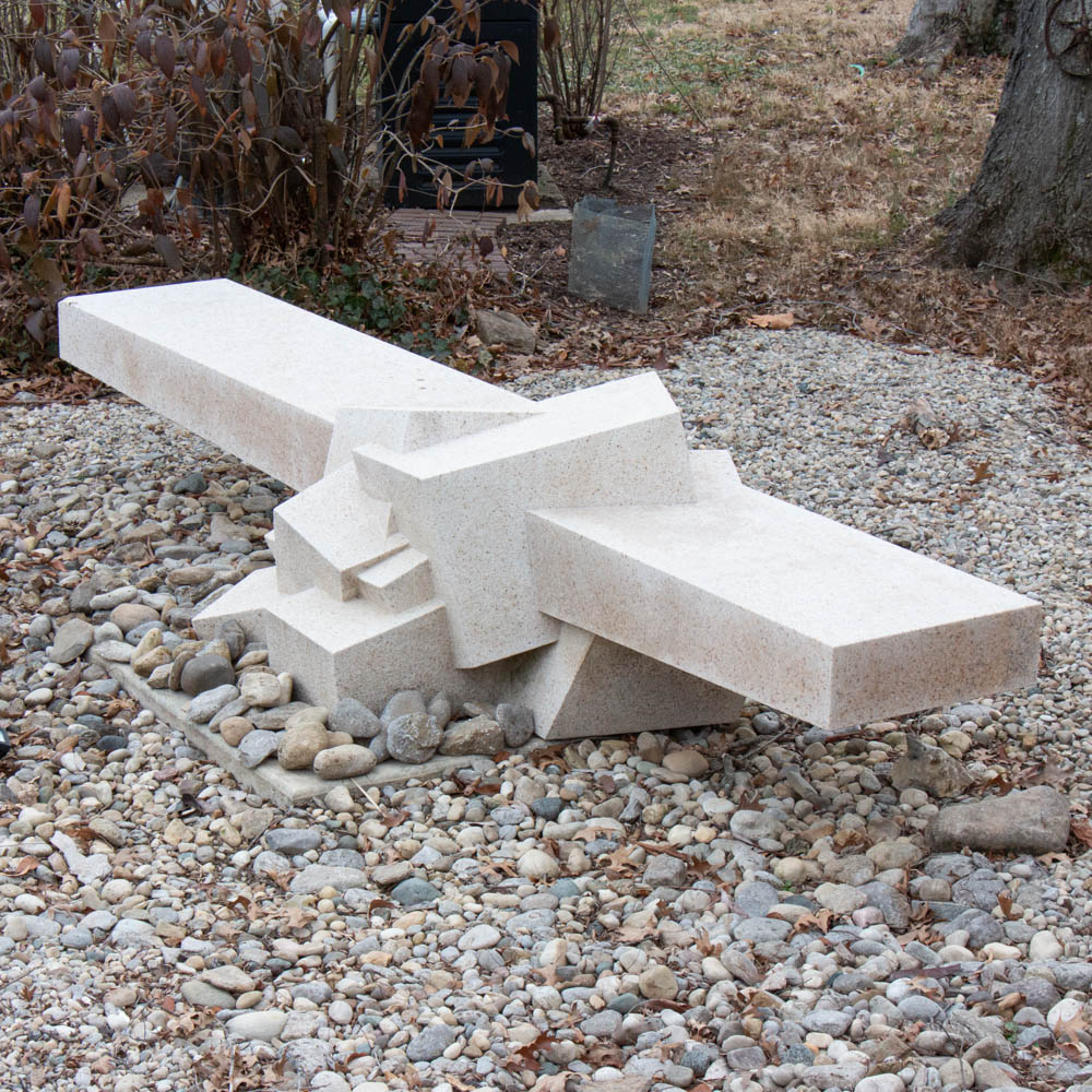 Bruce Beasley Large-Scale Granite Sculpture "Stone Horizon," 2000