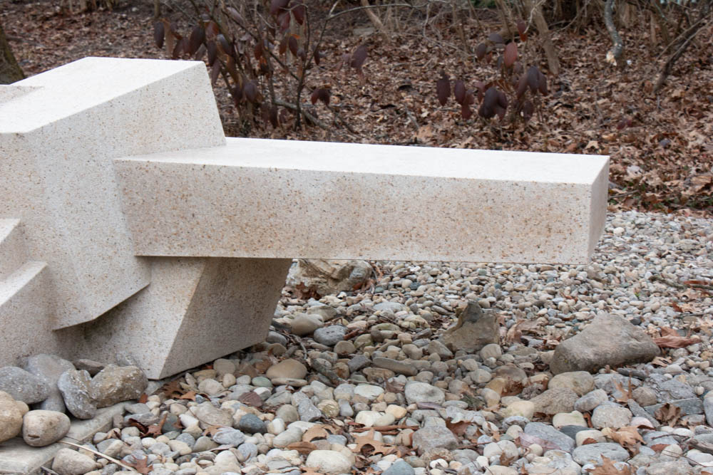 Bruce Beasley Large-Scale Granite Sculpture "Stone Horizon," 2000