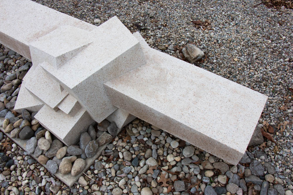 Bruce Beasley Large-Scale Granite Sculpture "Stone Horizon," 2000