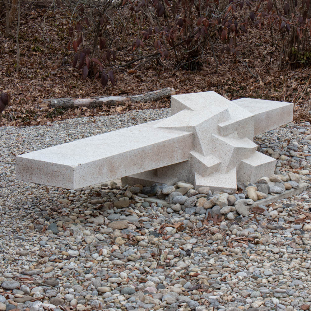 Bruce Beasley Large-Scale Granite Sculpture "Stone Horizon," 2000