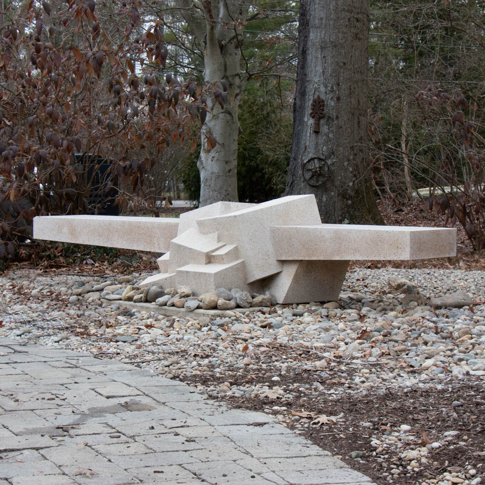 Bruce Beasley Large-Scale Granite Sculpture "Stone Horizon," 2000