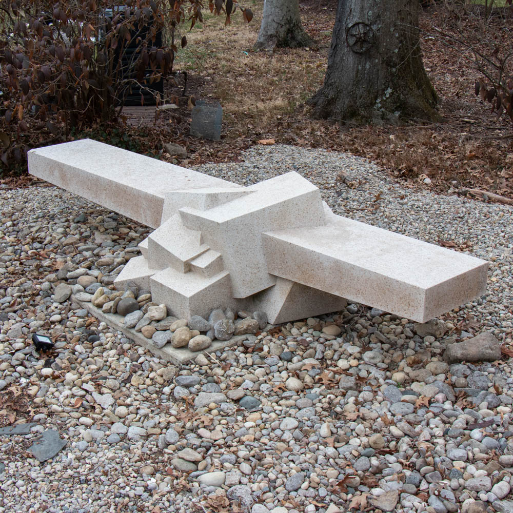 Bruce Beasley Large-Scale Granite Sculpture "Stone Horizon," 2000