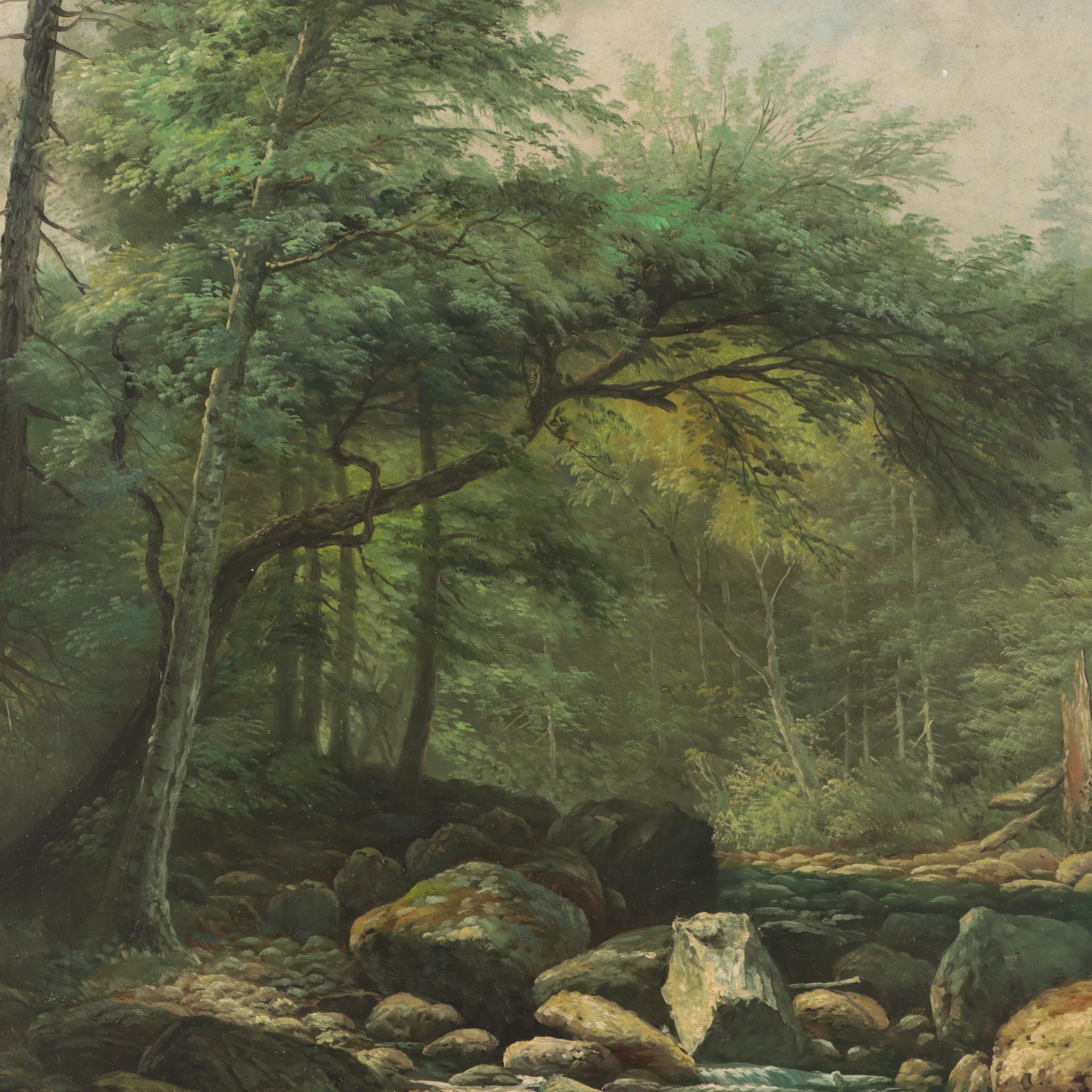 M. Gester Landscape Oil Painting, Mid-20th Century