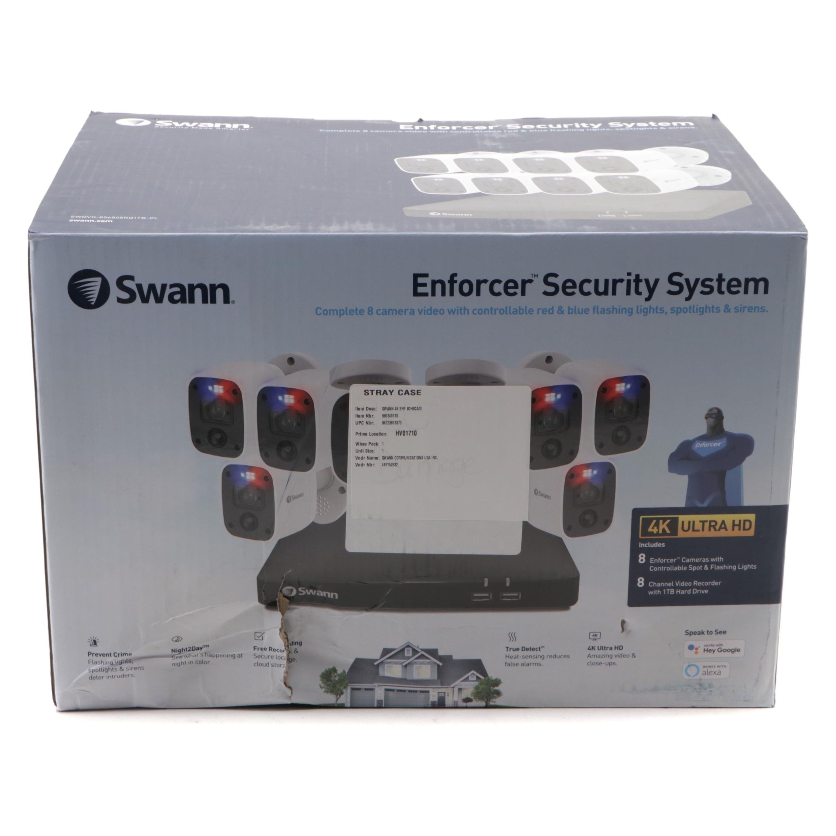Swann 8 Channel 4K Ultra HD Enforcer Security System