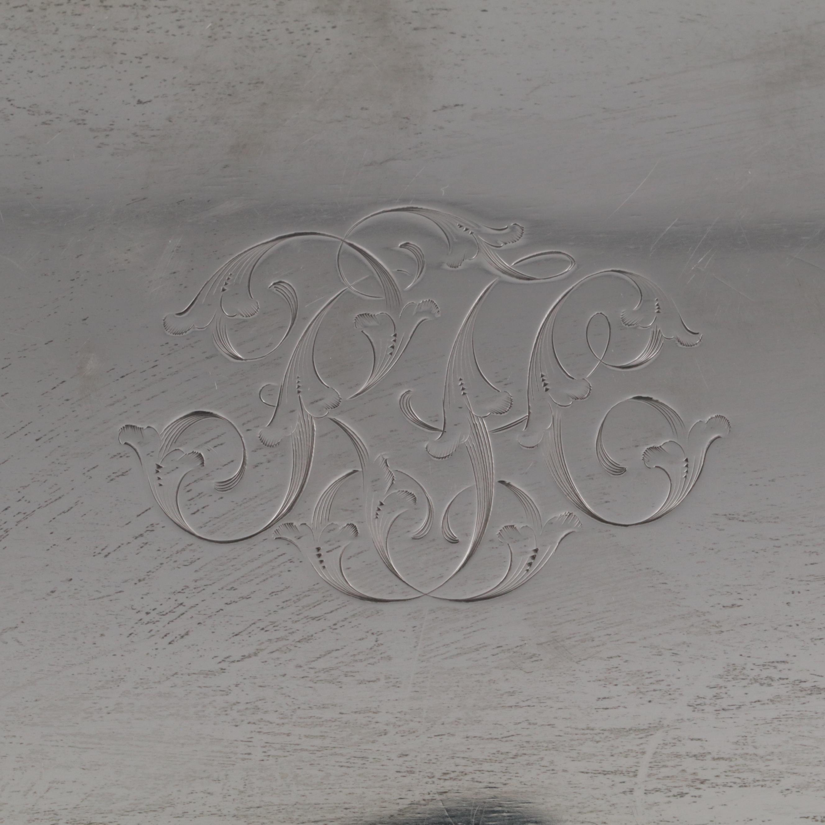 William B. Kerr & Co. Sterling Silver Cigarette Box, Late 19th to Early 20th C.