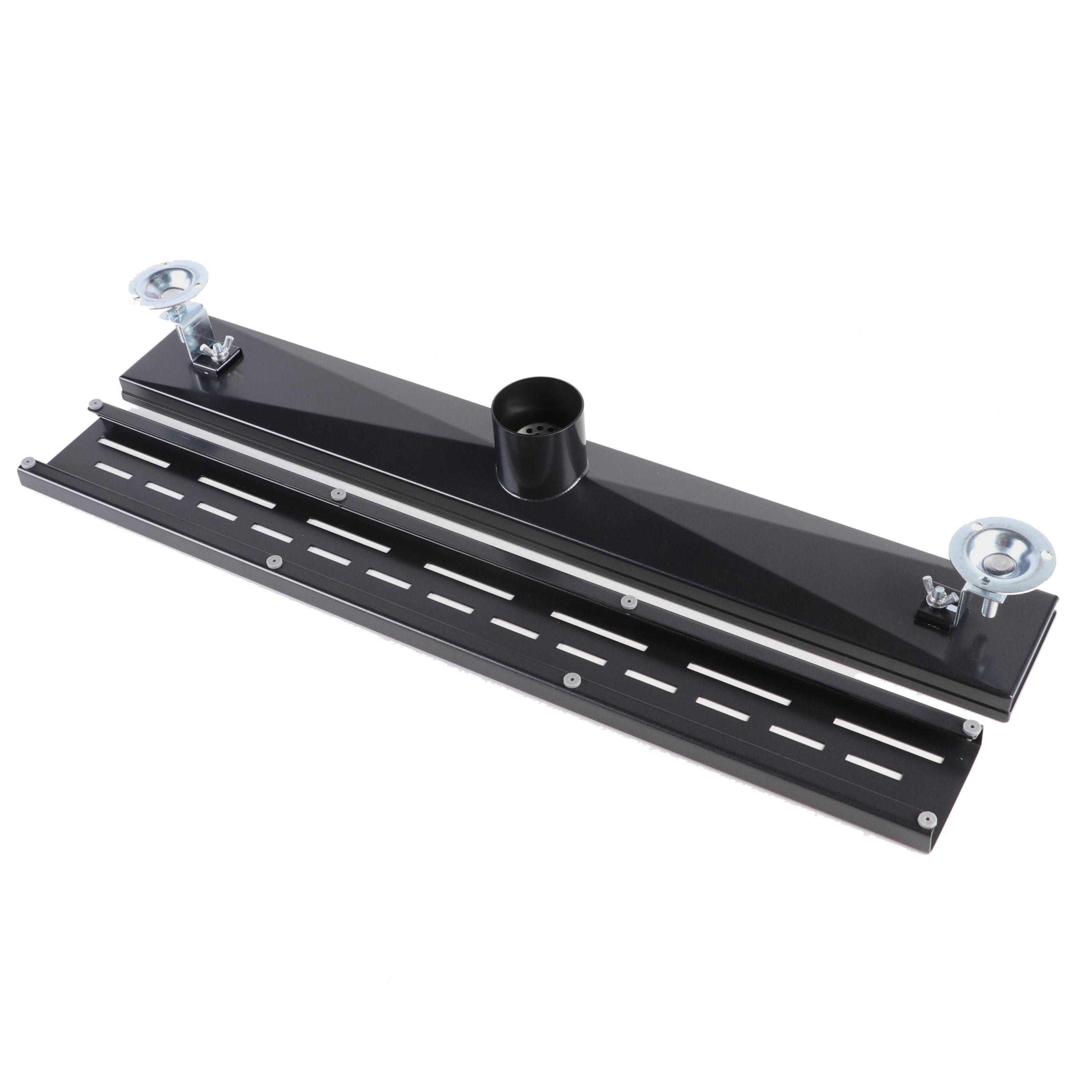 Matte Black 24" Linear Shower Drain