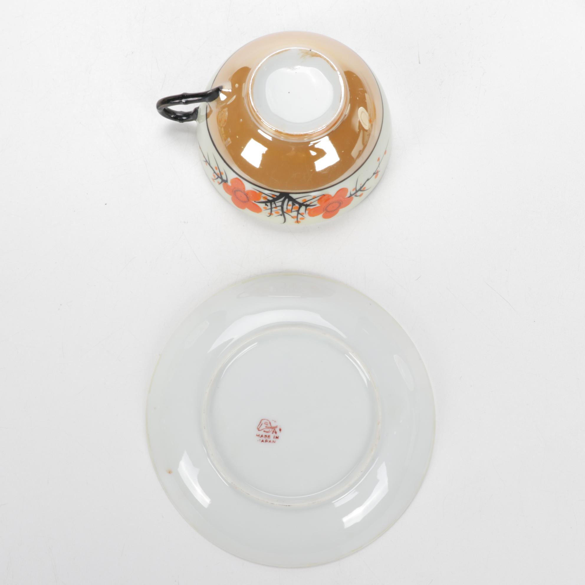 Lenox "Montclair" Dinnerware and Japanese Lusterware, Late 20th Century