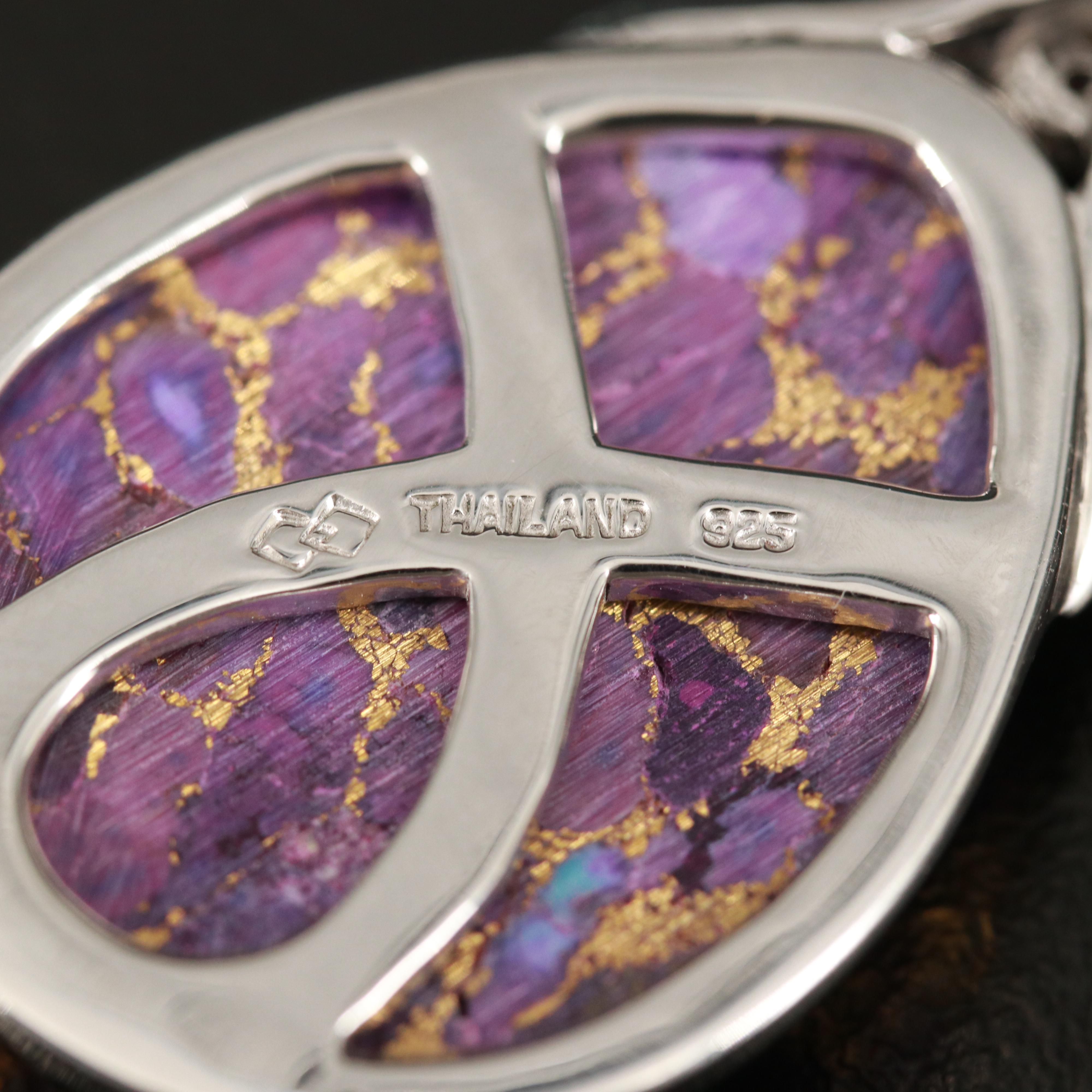 Sterling Teardrop Pendants and Necklace Featuring Turquoise