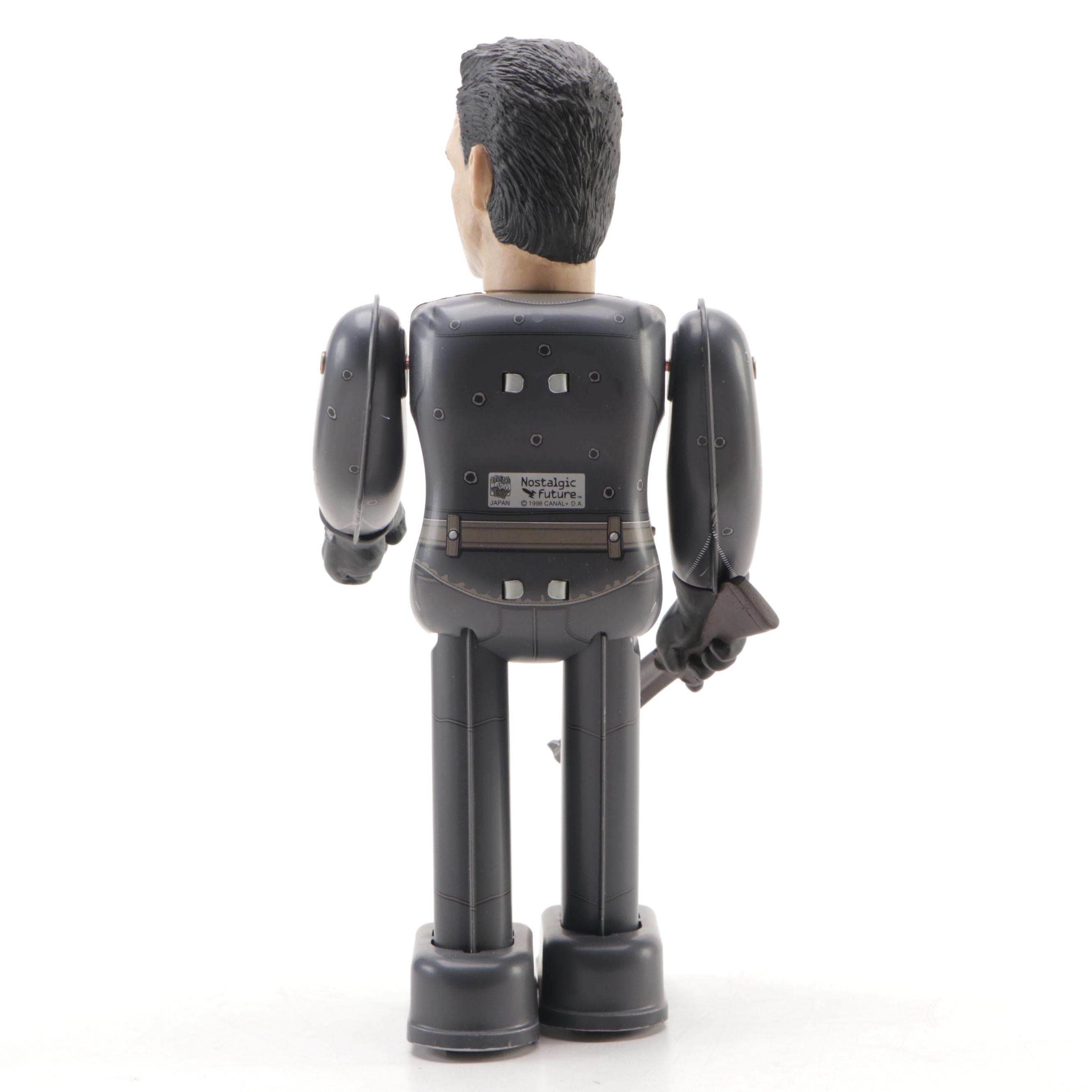 Nostalgic Future Terminator 2 Battle Damaged T-800 Wind-Up Tin Toy, 1998