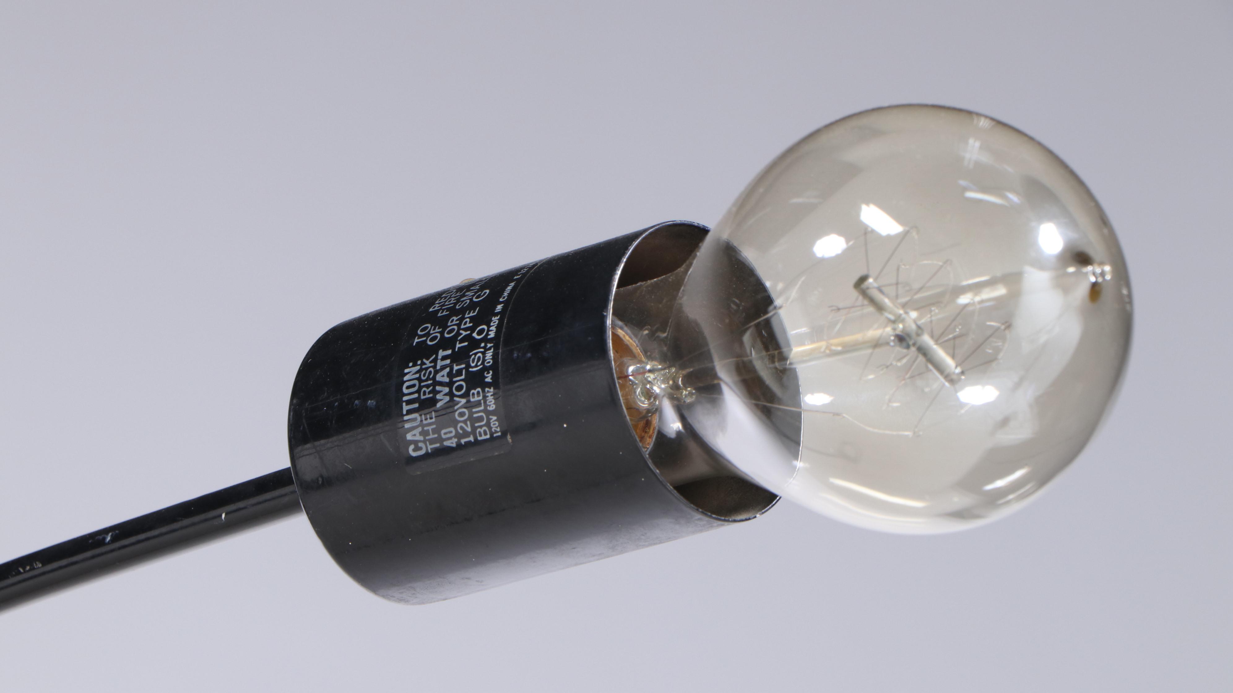 Modernist Style Five-Light Arc Floor Lamp