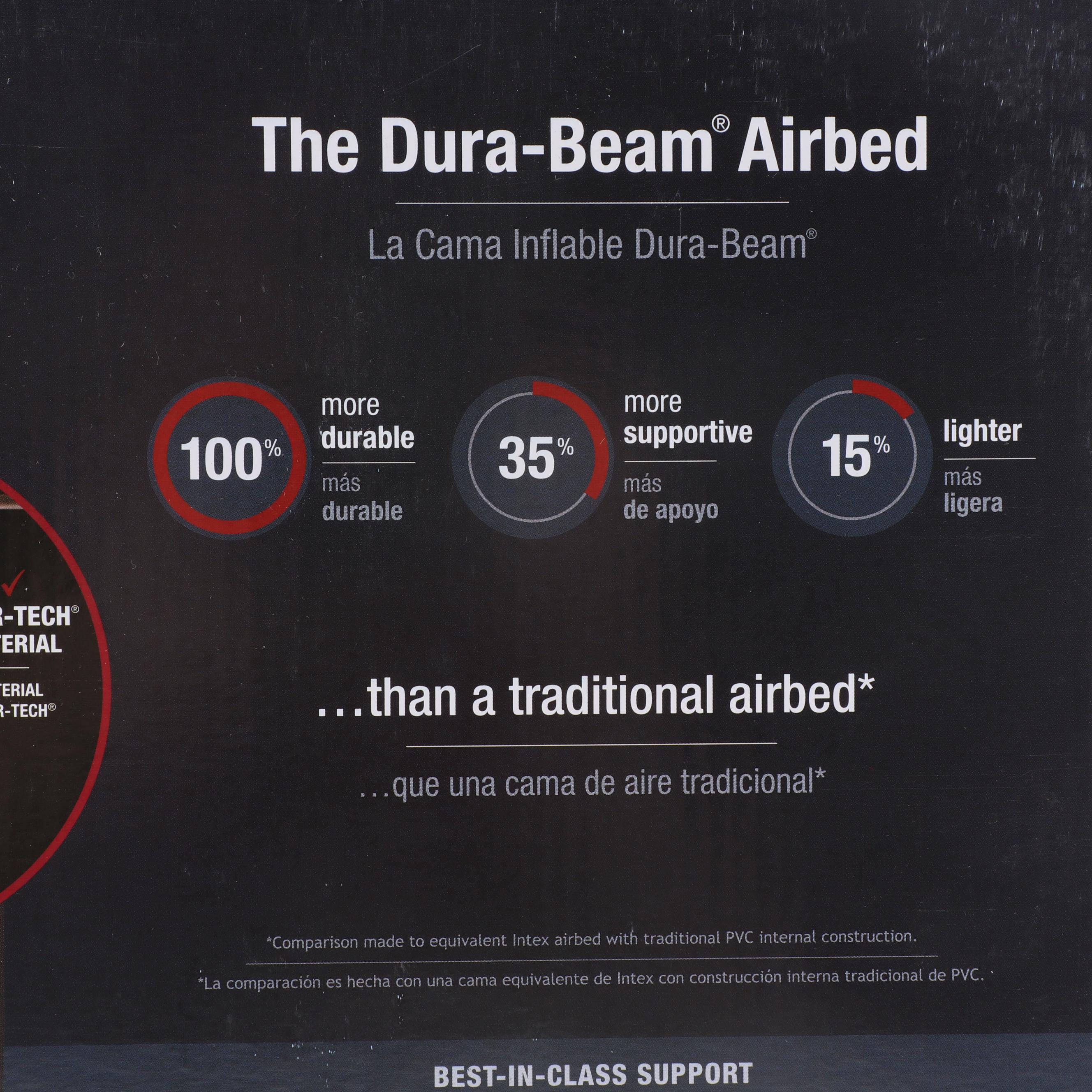 Intex Dura-Beam Deluxe Queen Air Mattress with Comfort Headboard