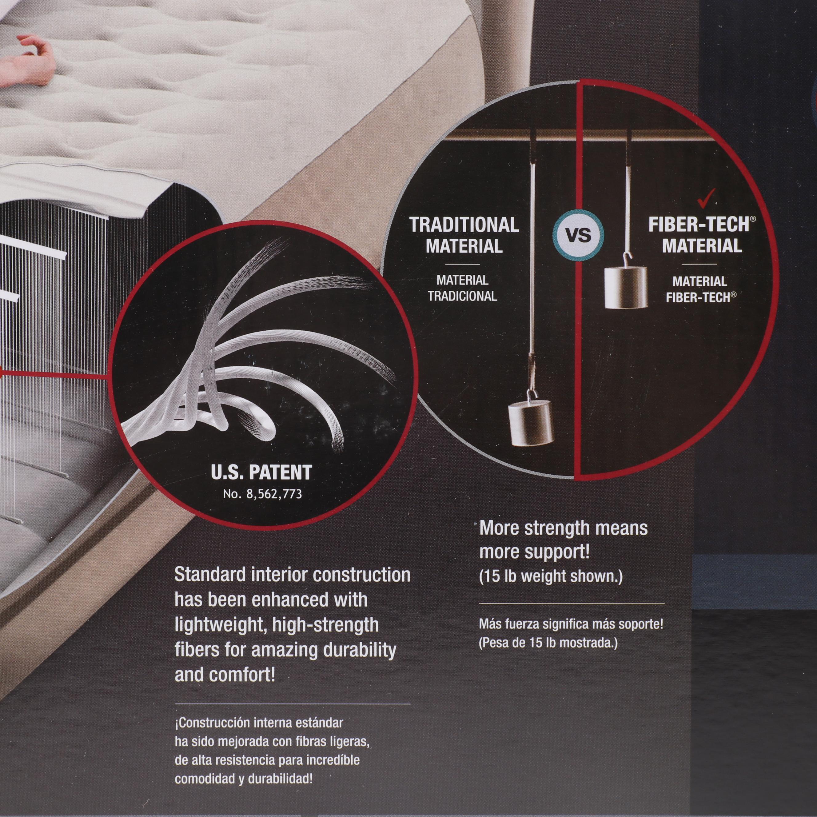 Intex Dura-Beam Deluxe Queen Air Mattress with Comfort Headboard