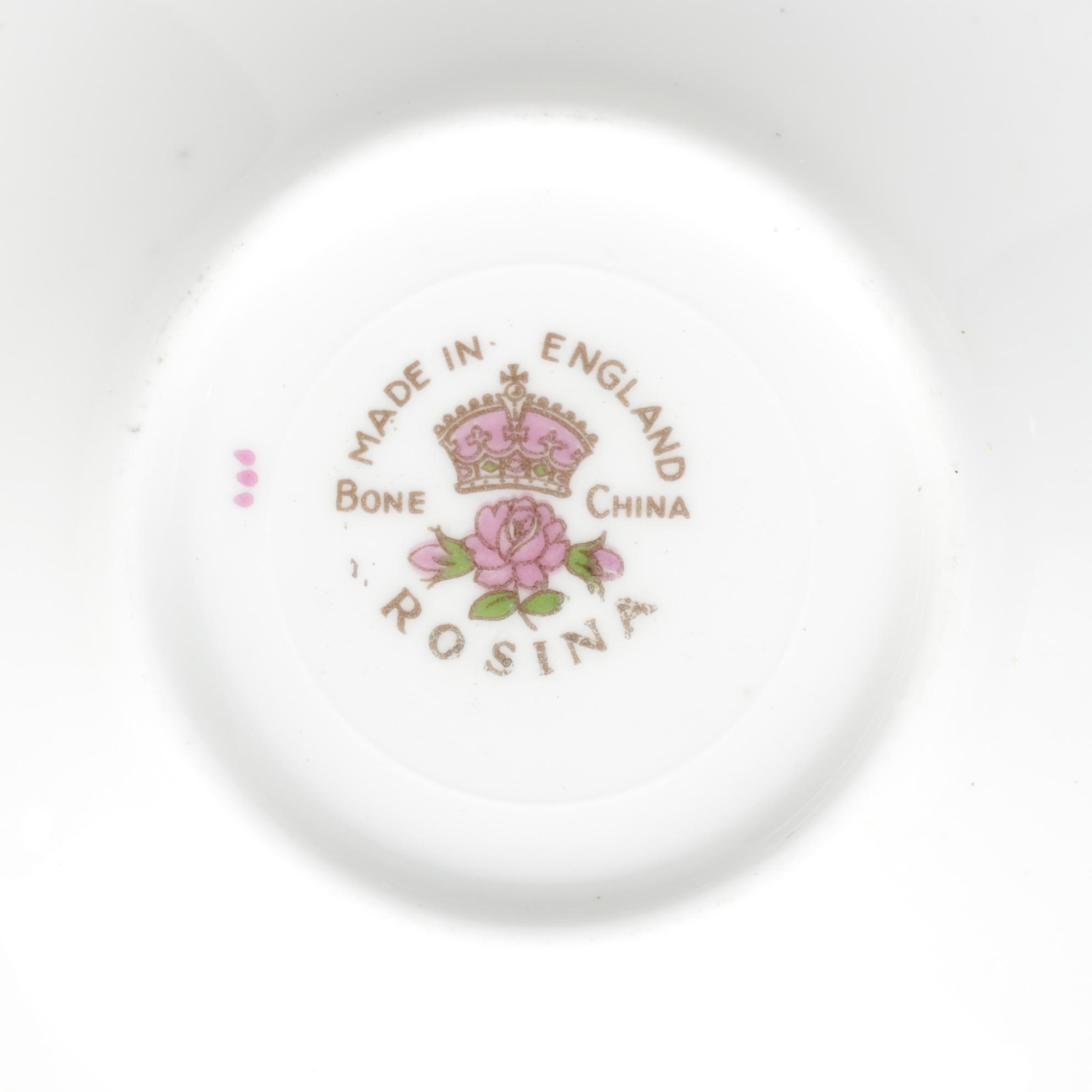 Staffordshire, Haviland, Aynsley, Paragon, and Other Eurpean Porcelain Saucers