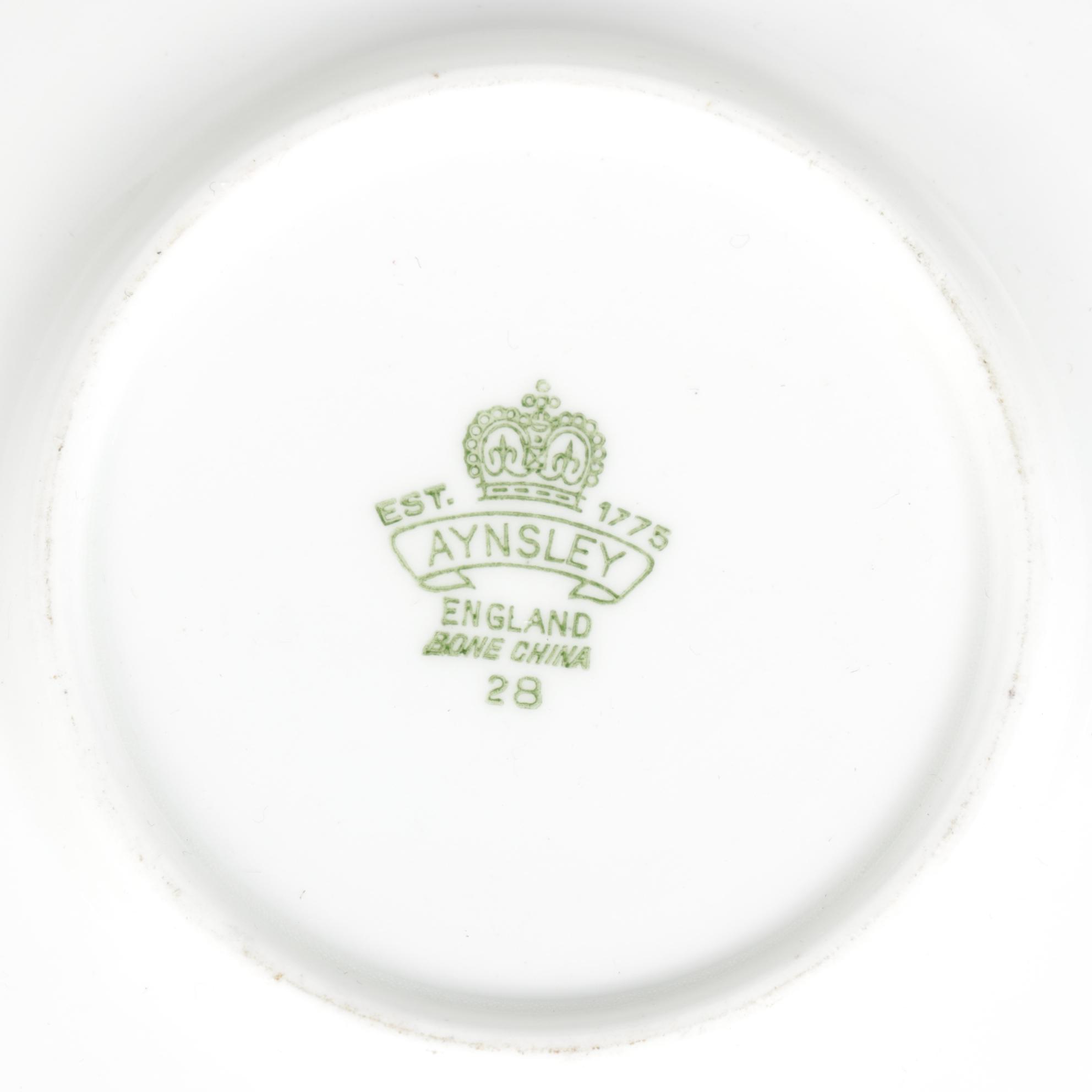 Staffordshire, Haviland, Aynsley, Paragon, and Other Eurpean Porcelain Saucers