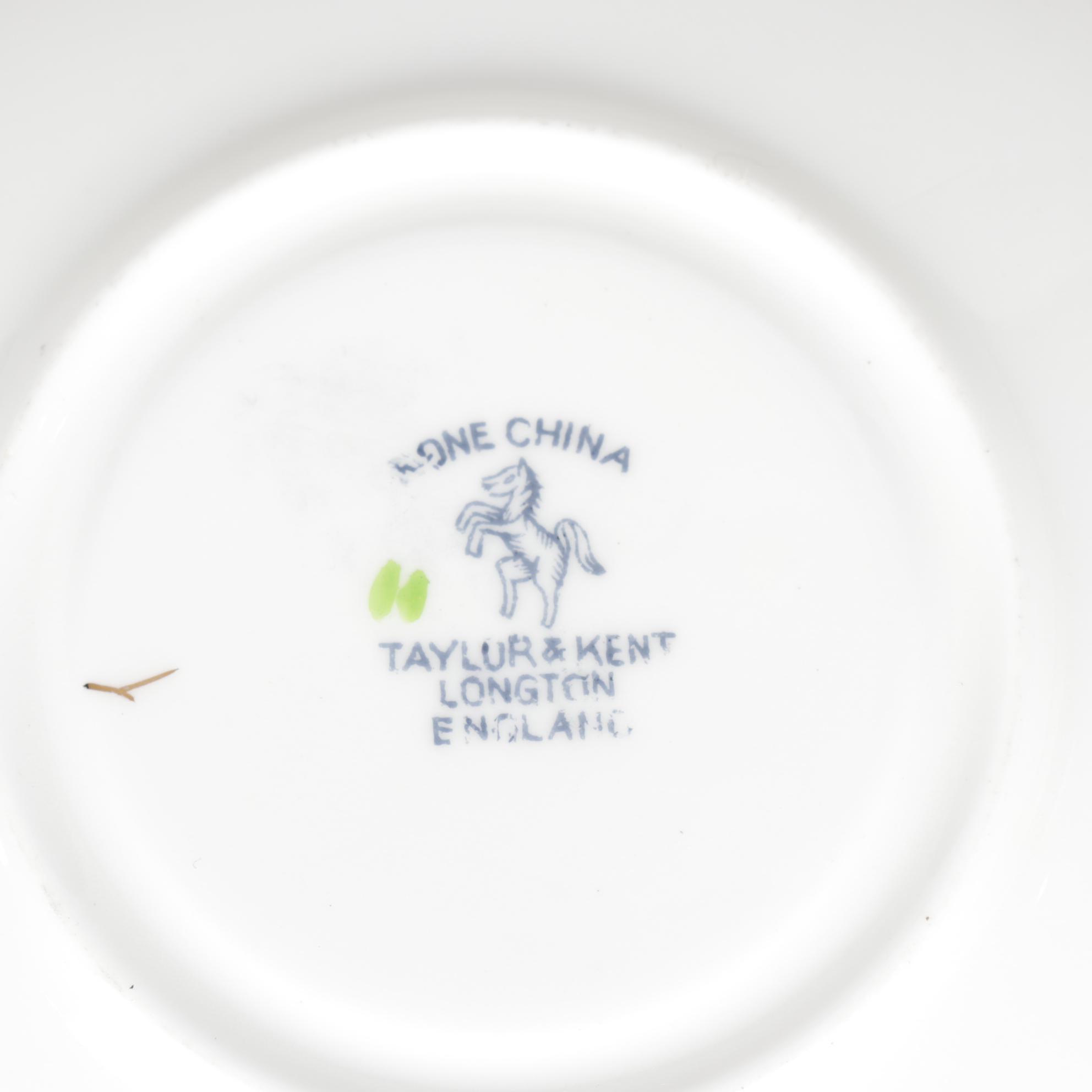 Staffordshire, Haviland, Aynsley, Paragon, and Other Eurpean Porcelain Saucers