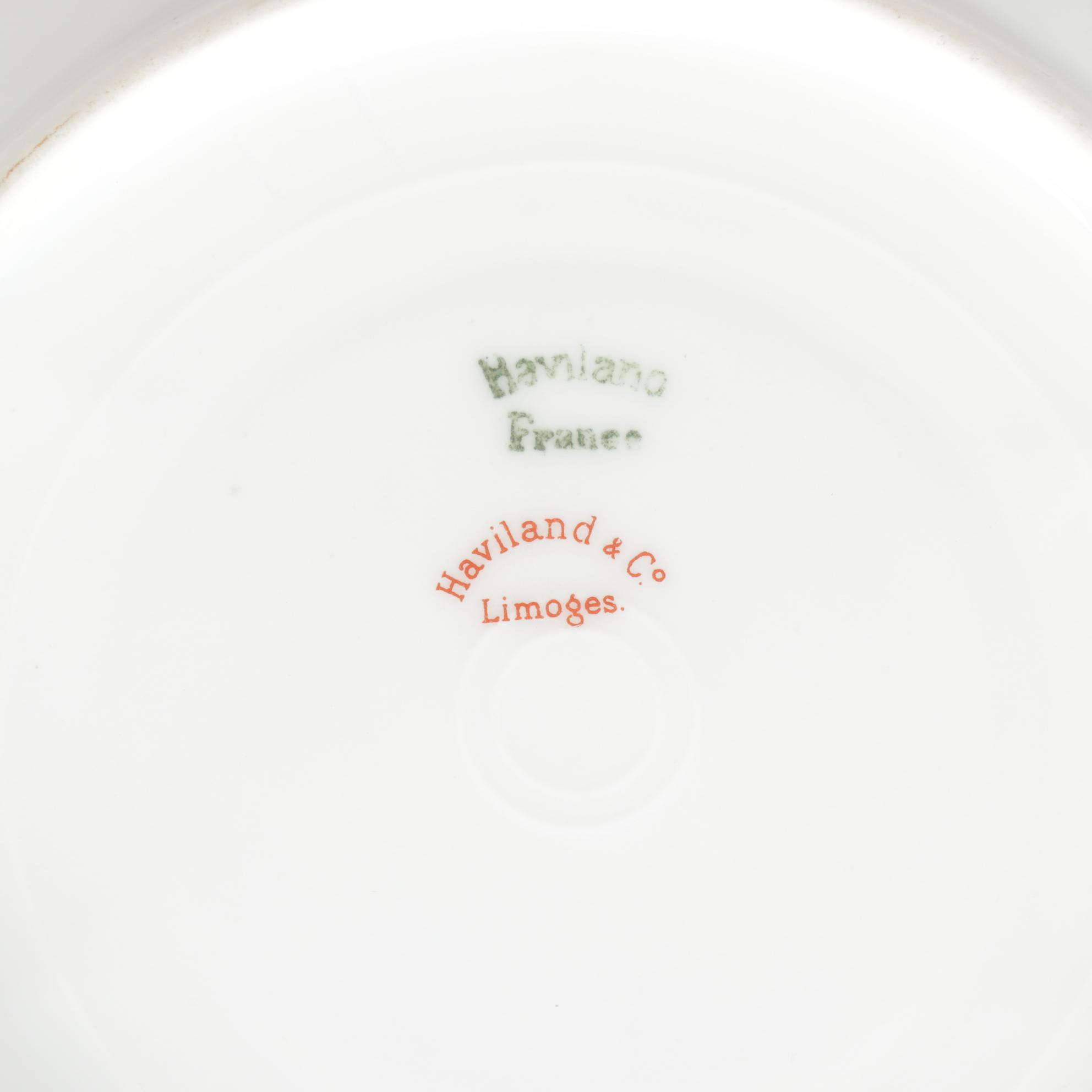 Staffordshire, Haviland, Aynsley, Paragon, and Other Eurpean Porcelain Saucers